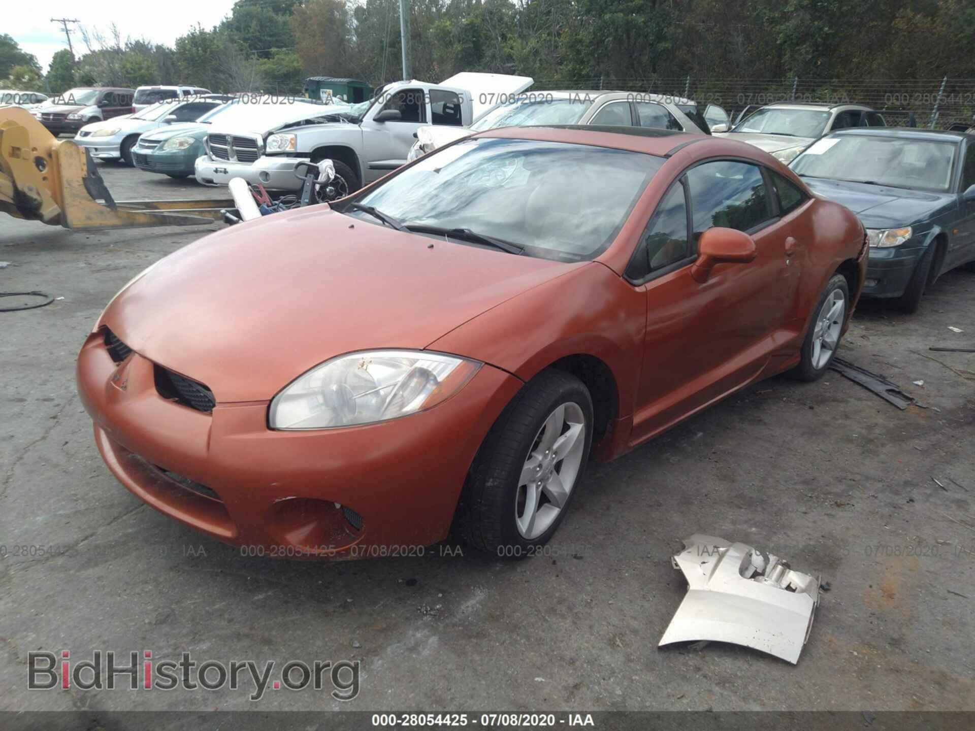 2006 MITSUBISHI ECLIPSE - VIN: 4A3AK44TX6E035258 - Фото 2