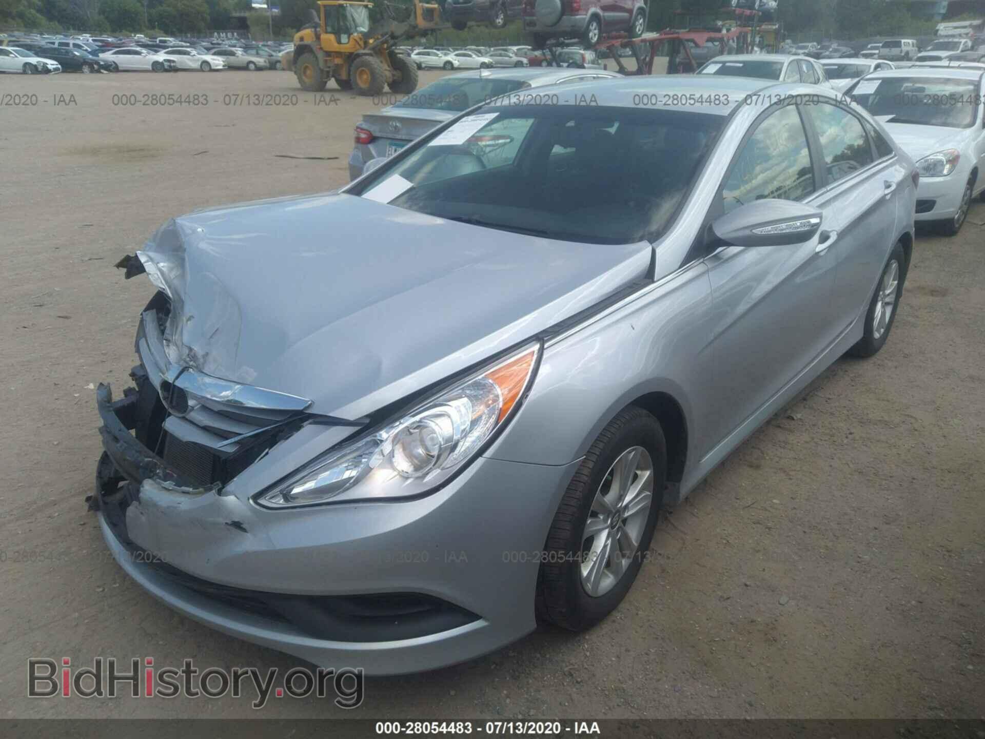 2014 HYUNDAI SONATA - VIN: 5NPEB4AC9EH904746 - Фото 2