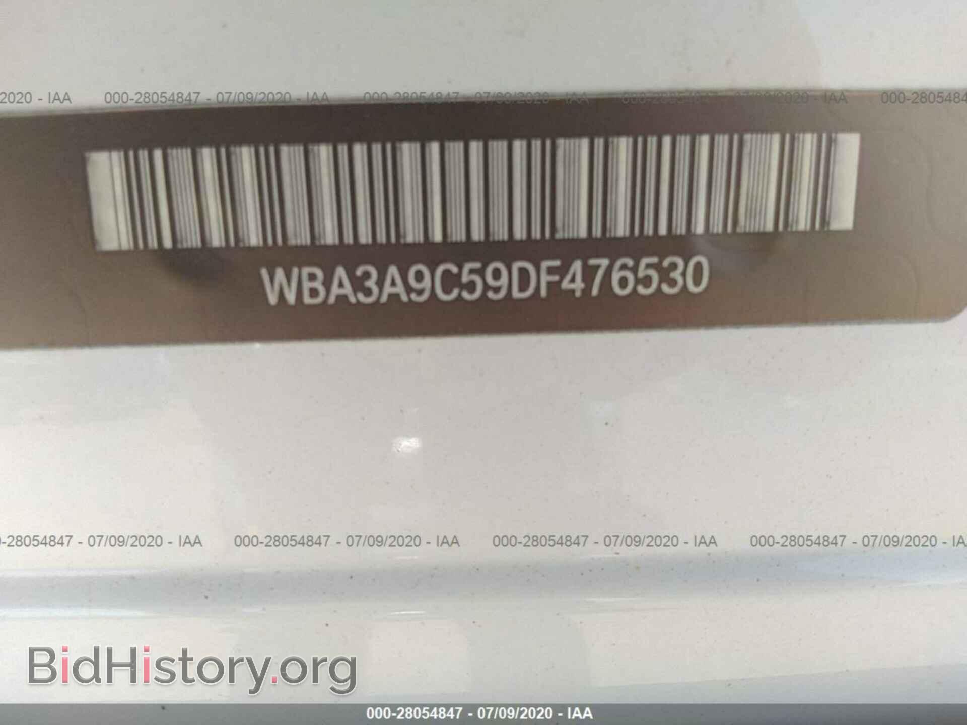 2013 BMW 335 - VIN: WBA3A9C59DF476530 - Фото 9