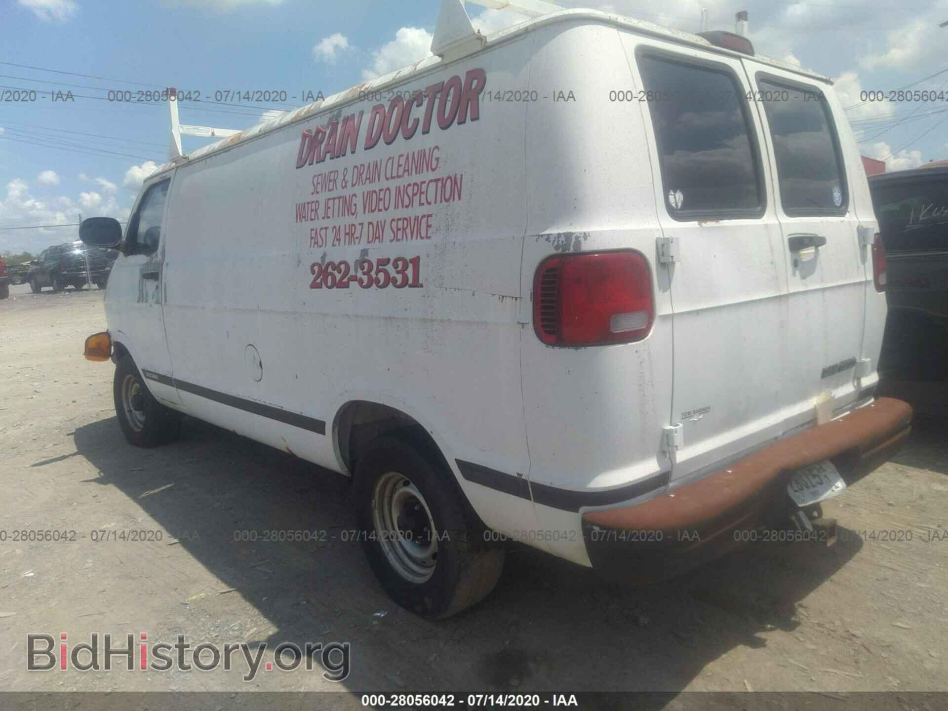 2000 DODGE RAM VAN - VIN: 2B7HB11Y1YK100321 - Фото 3