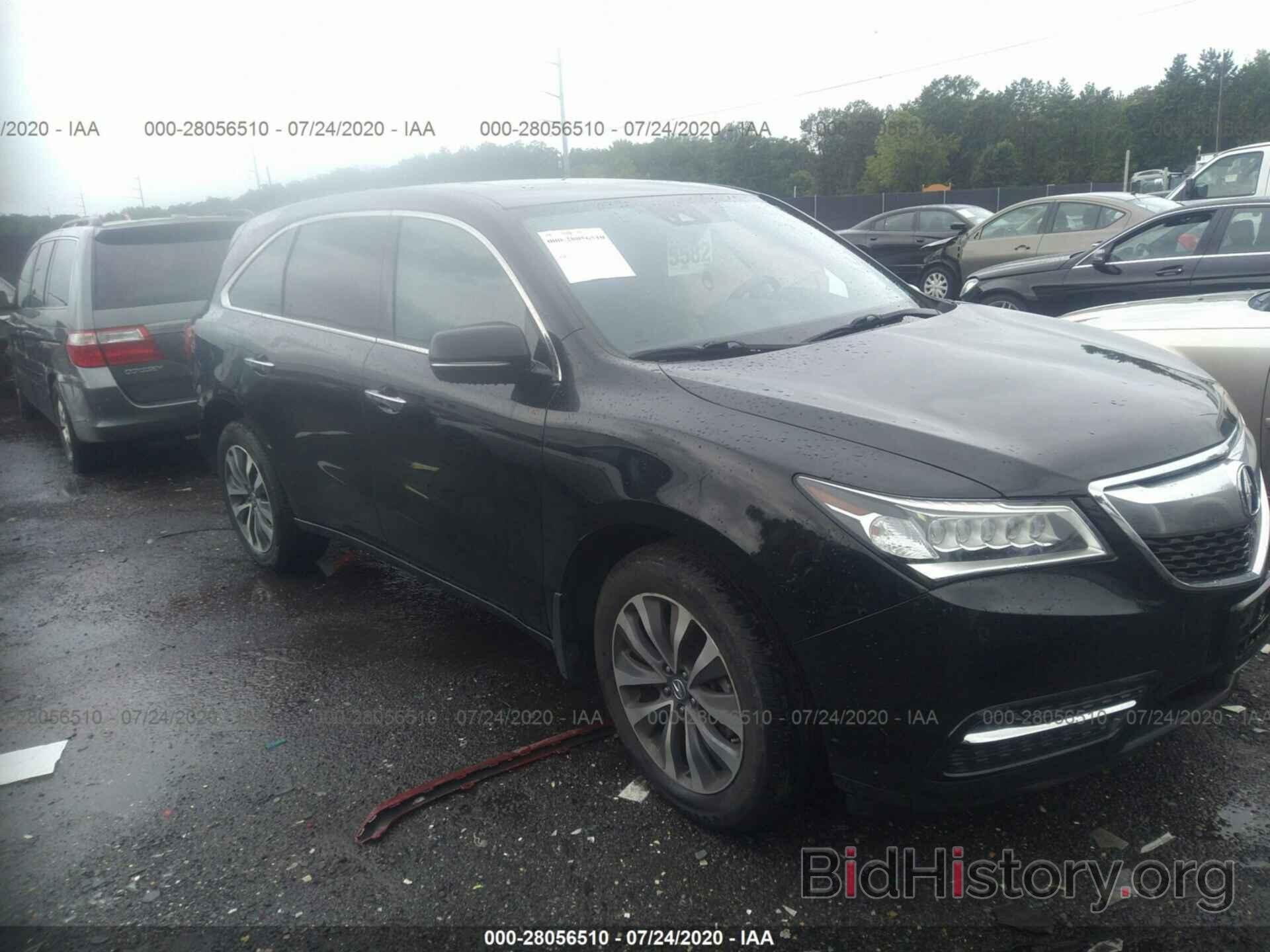 Photo 5FRYD4H4XGB023060 - ACURA MDX 2016