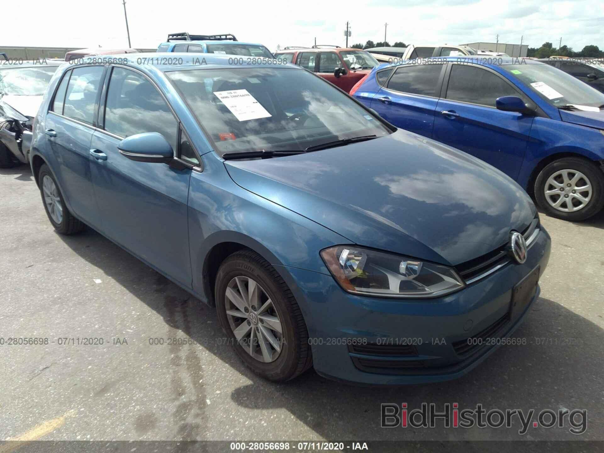 Photo 3VW217AU6HM070754 - VOLKSWAGEN GOLF 2017