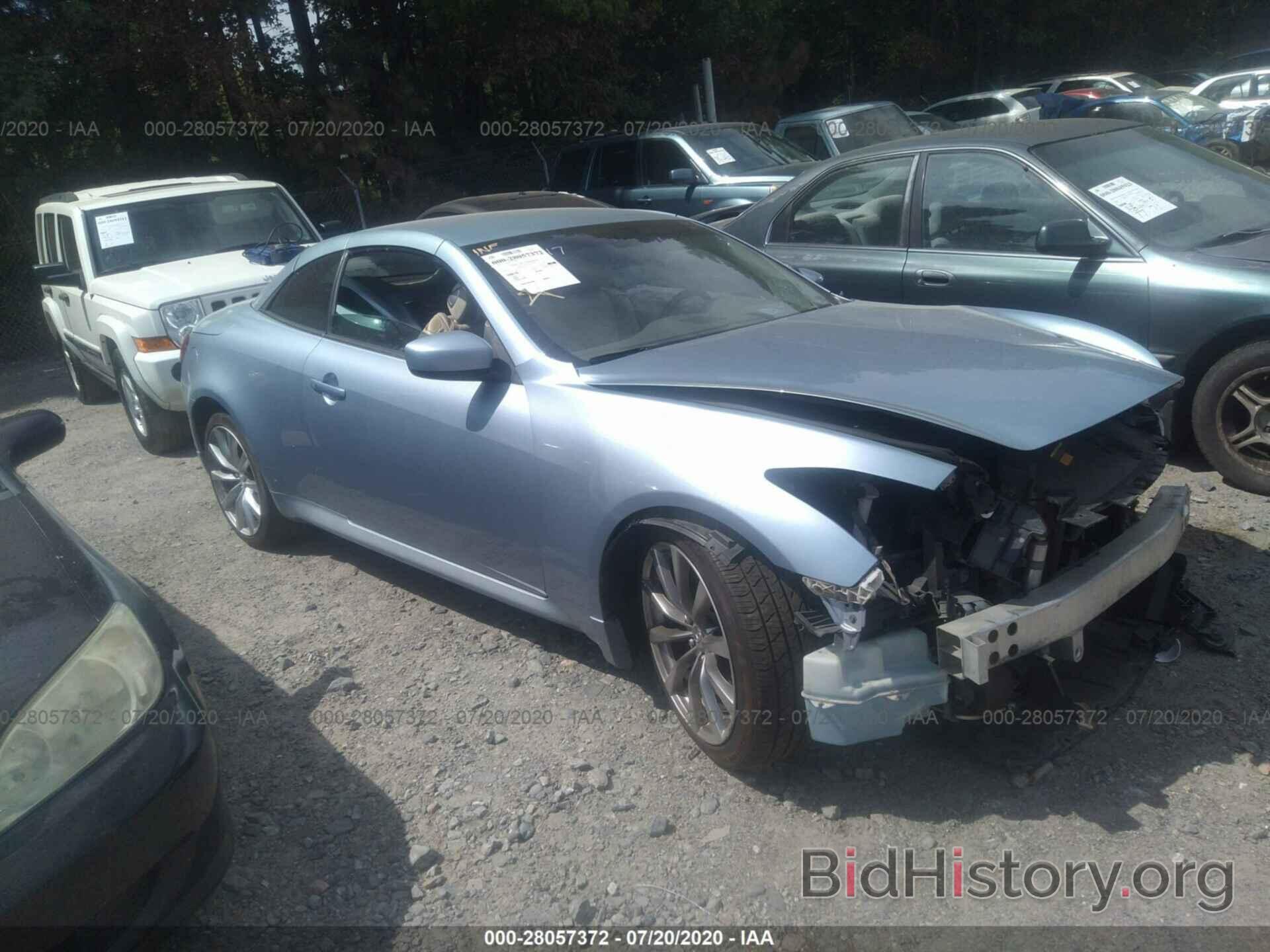 Photo JNKCV66E49M721933 - INFINITI G37 CONVERTIBLE 2009