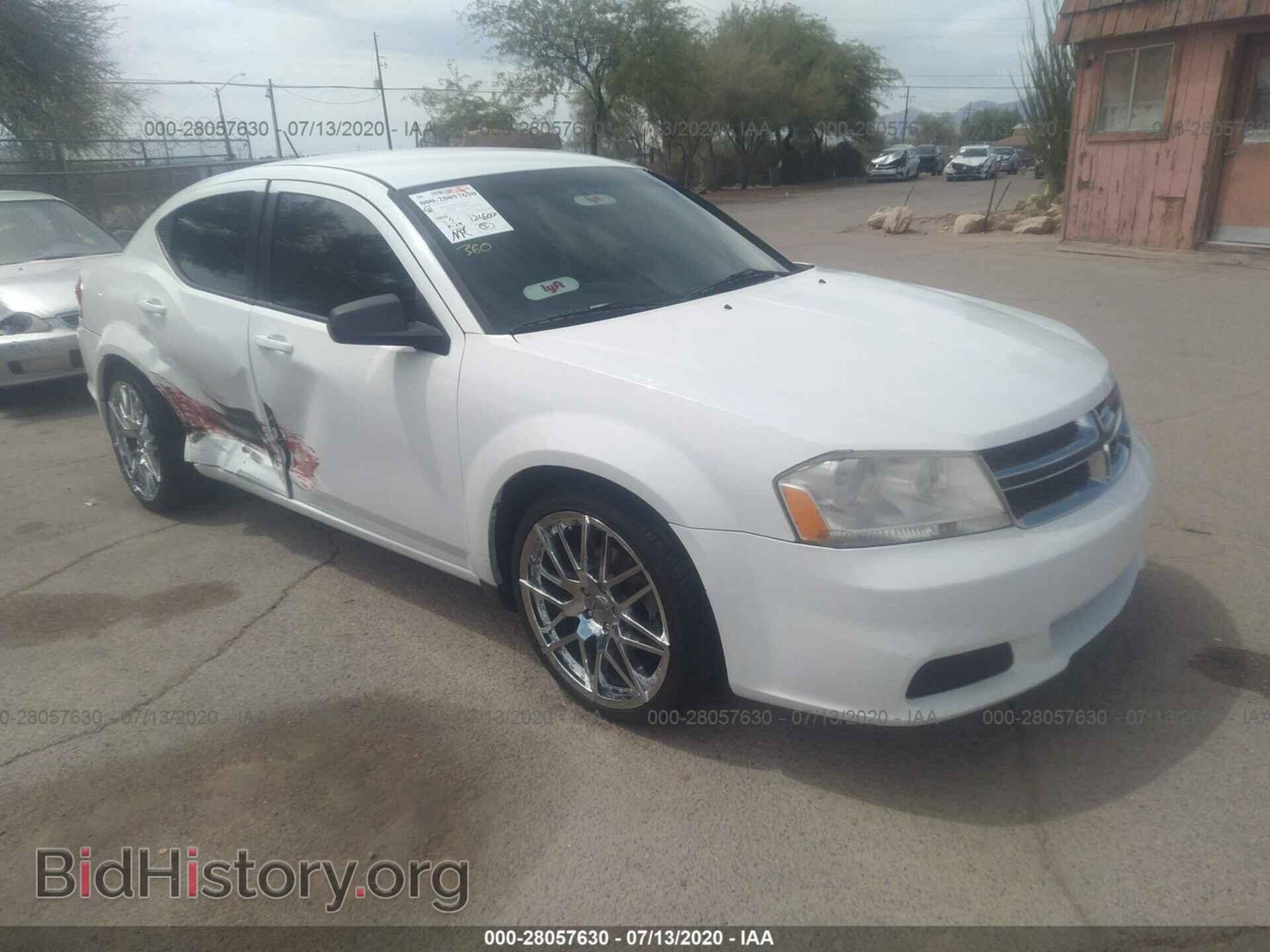 Photo 1C3CDZAB8DN683956 - DODGE AVENGER 2013