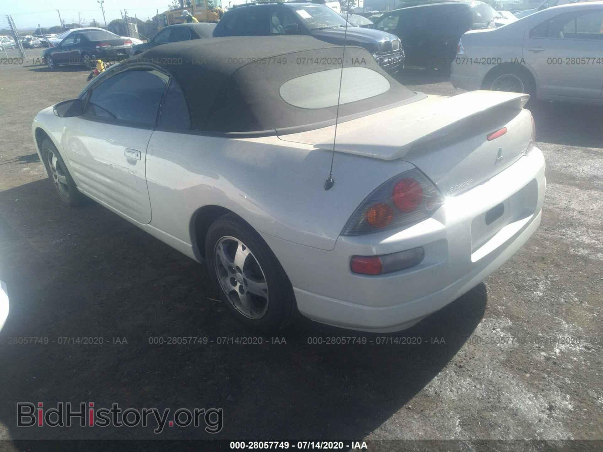 2003 MITSUBISHI ECLIPSE - VIN: 4A3AE45G63E011916 - Фото 3