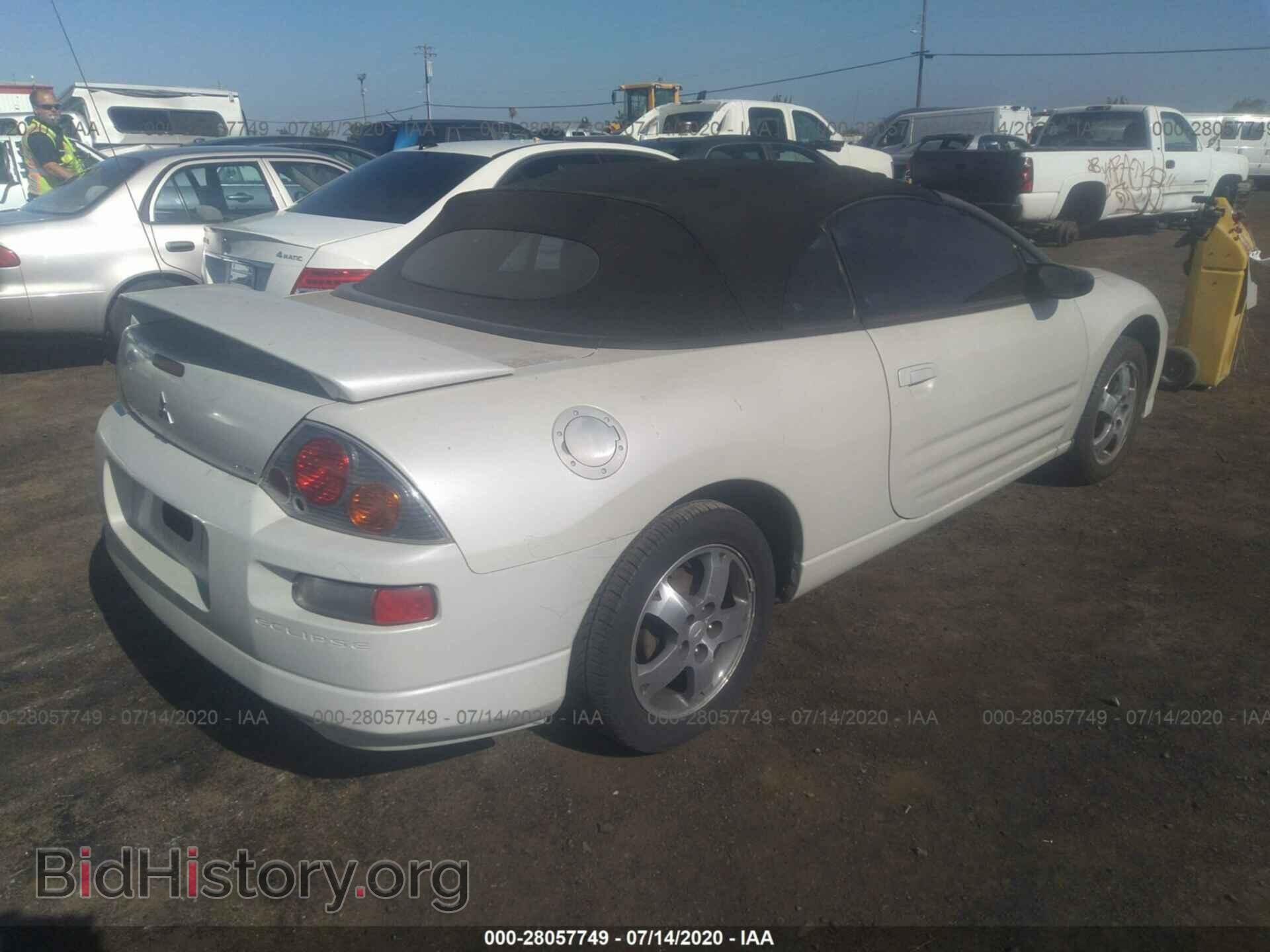 2003 MITSUBISHI ECLIPSE - VIN: 4A3AE45G63E011916 - Фото 4