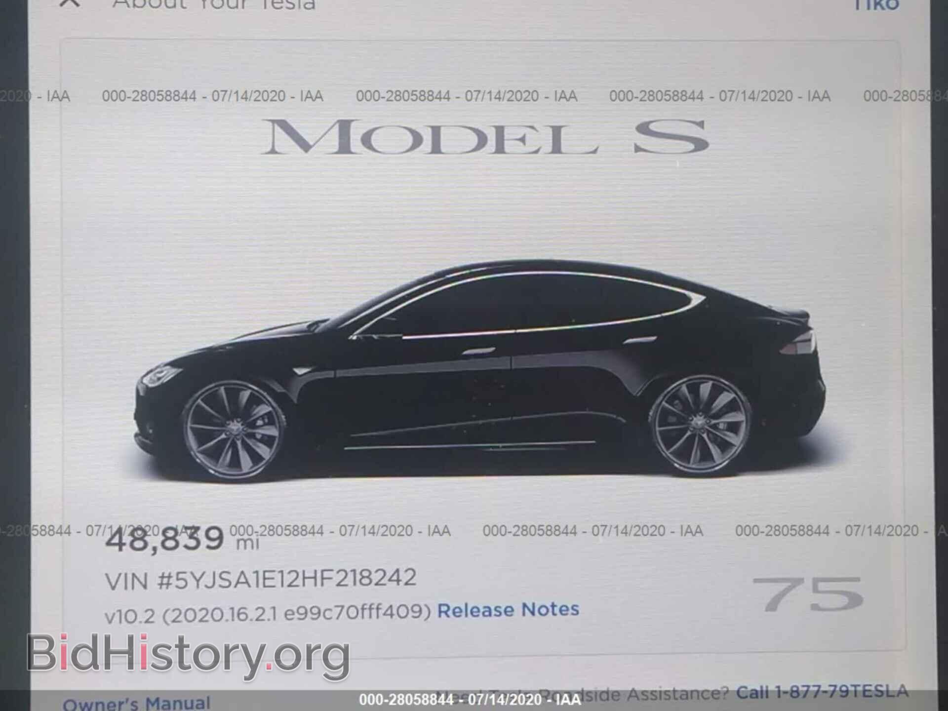 2017 TESLA MODEL S - VIN: 5YJSA1E12HF218242 - Photo 7