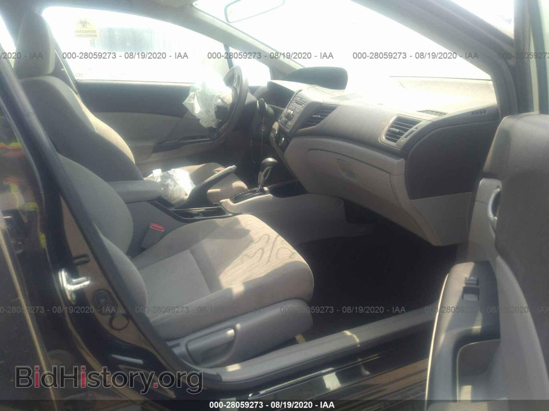 2012 HONDA CIVIC SDN - VIN: 19XFB2F59CE385007 - Фото 5