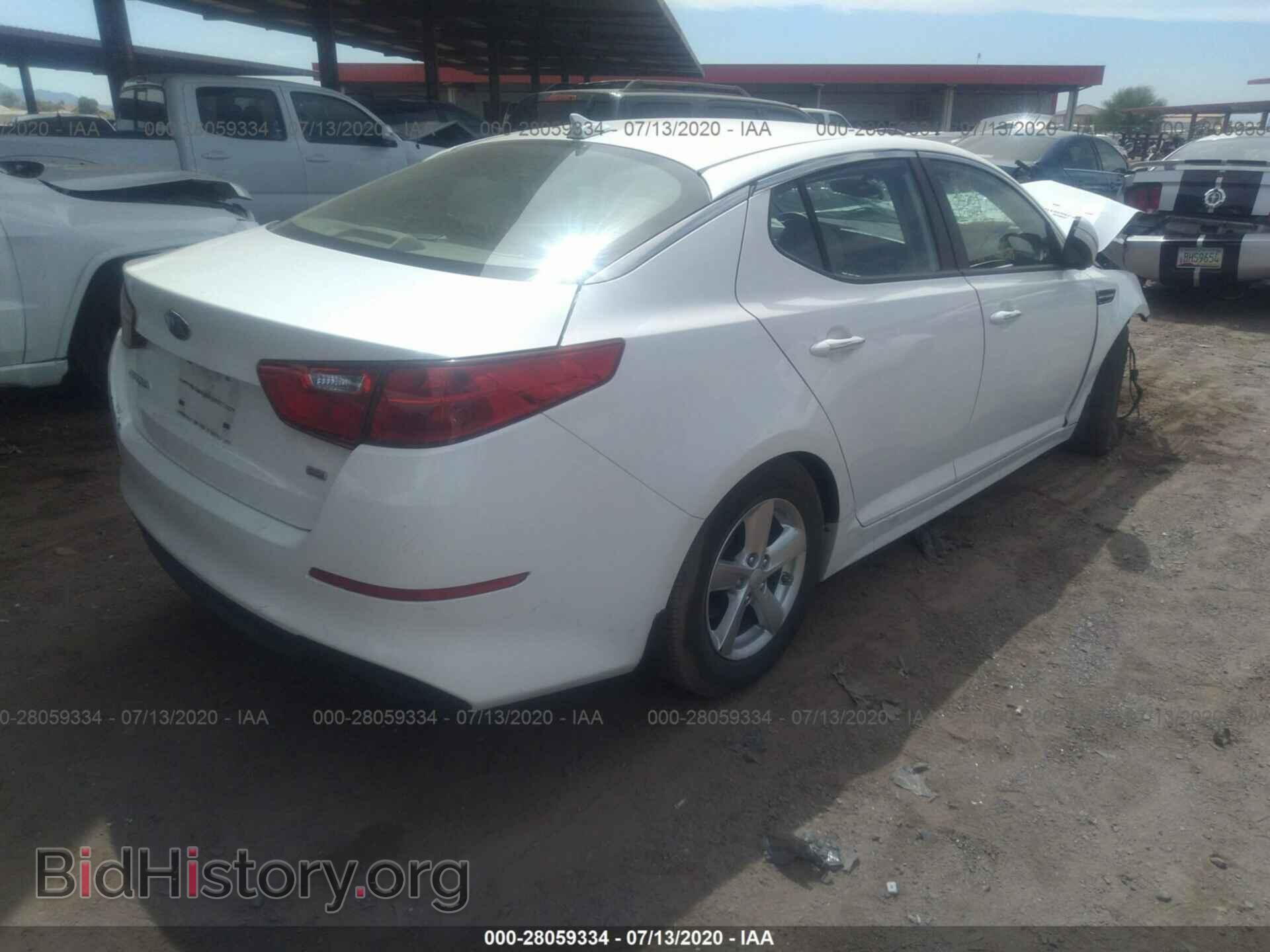 2015 KIA OPTIMA - VIN: KNAGM4A76F5644083 - Фото 4