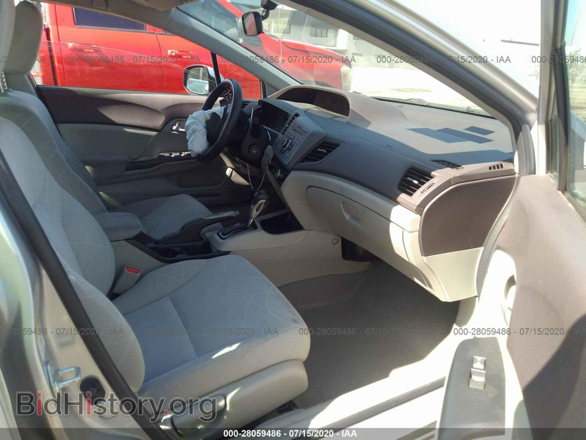 2012 HONDA CIVIC SDN - VIN: JHMFB2F54CS004398 - Фото 5