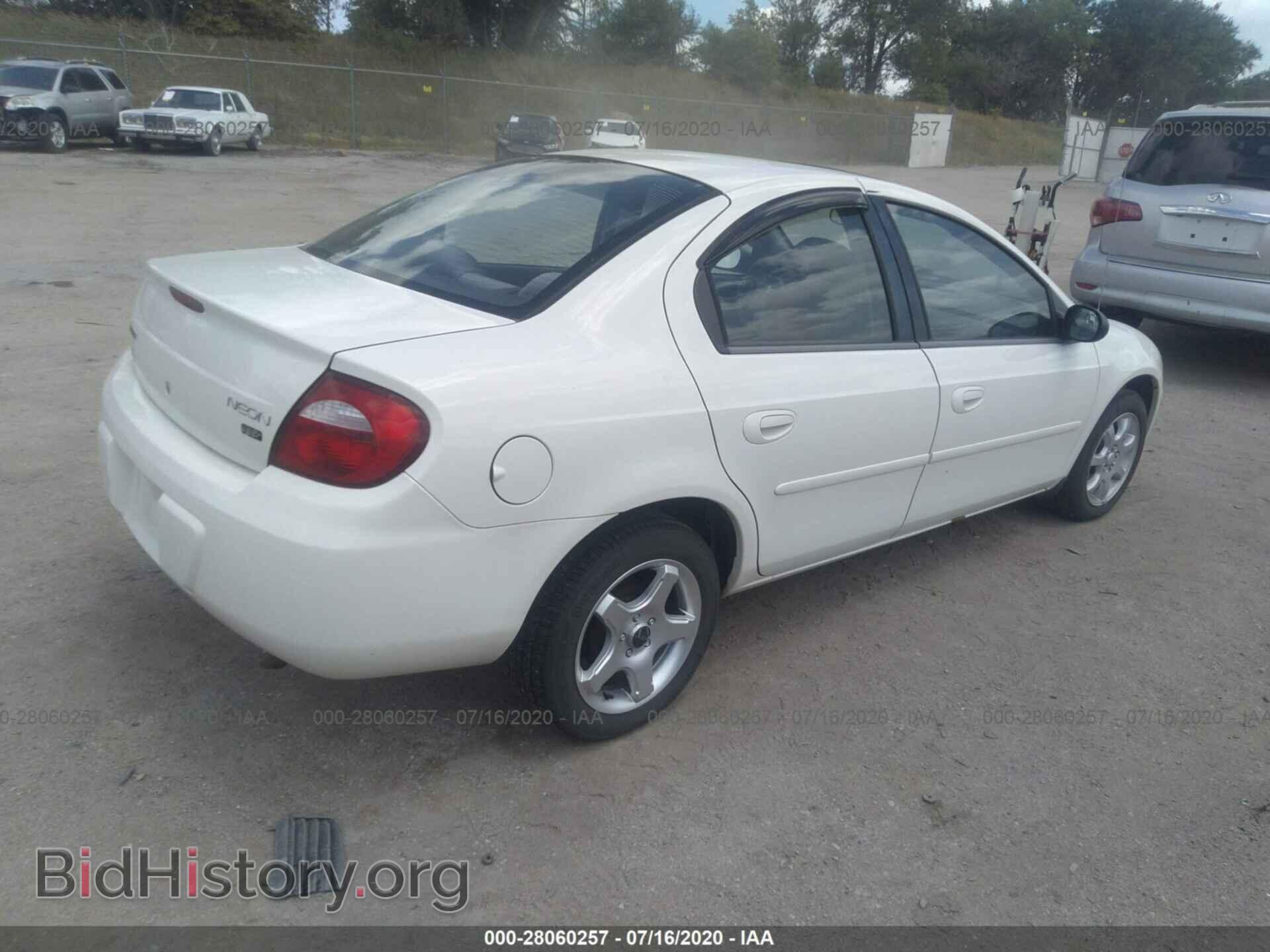 2005 DODGE NEON - VIN: 1B3ES56CX5D171757 - Фото 4
