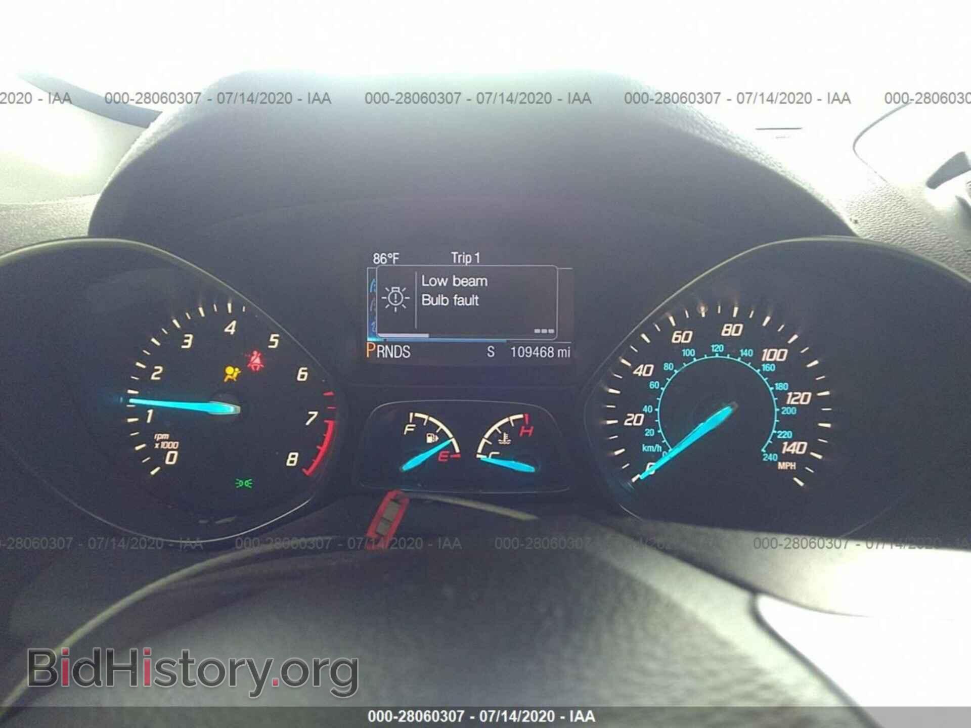 2013 FORD ESCAPE - VIN: 1FMCU0H98DUD24585 - Фото 7