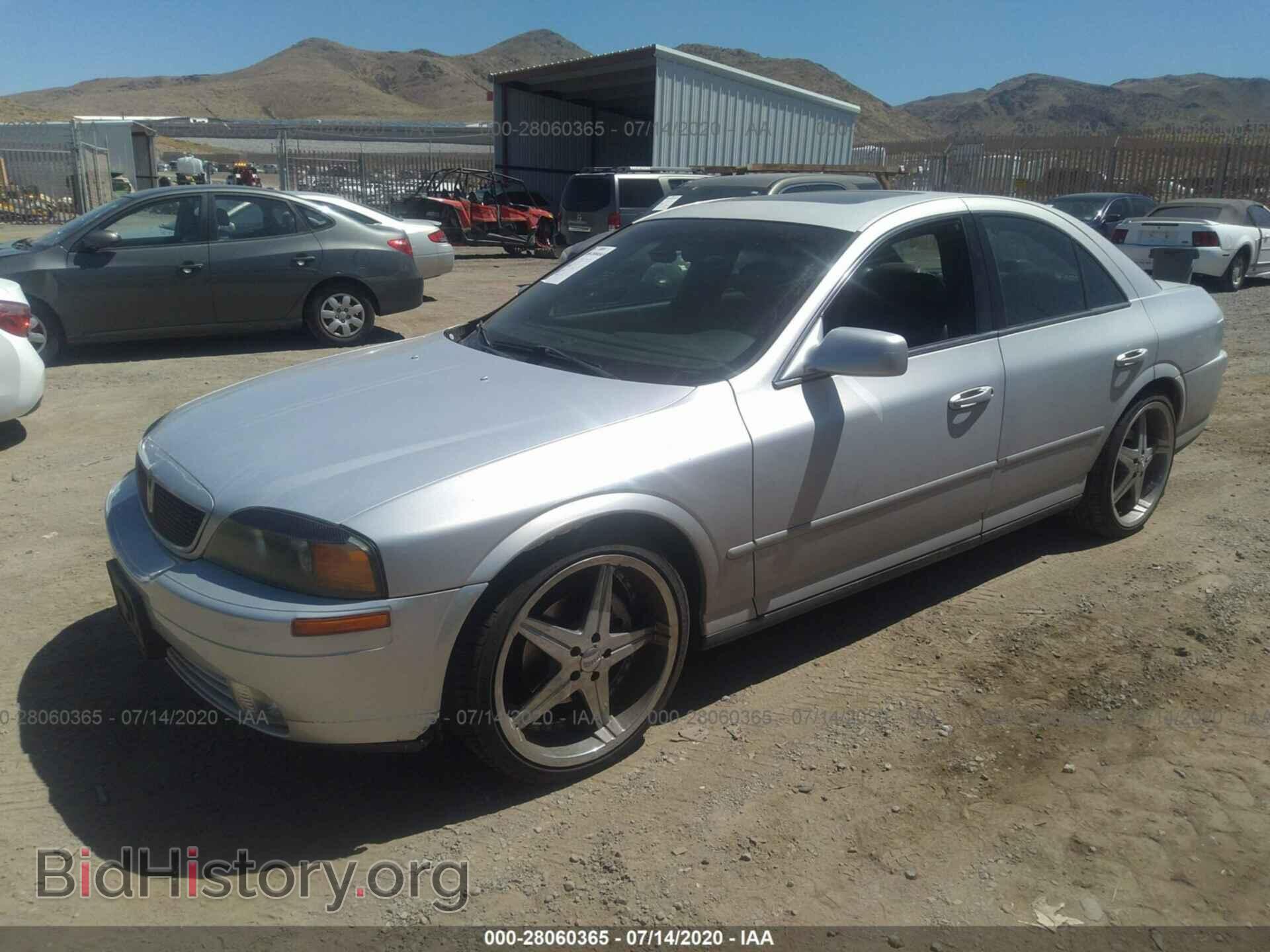 2002 LINCOLN LS - VIN: 1LNHM87A42Y645254 - Фото 2