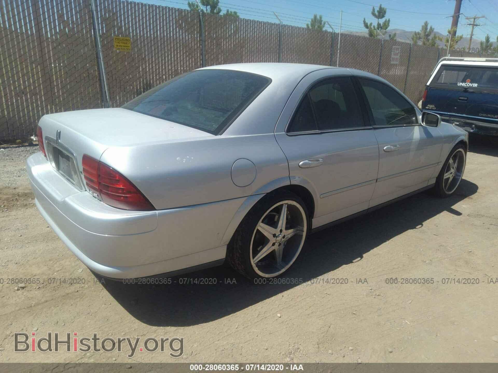 2002 LINCOLN LS - VIN: 1LNHM87A42Y645254 - Фото 4