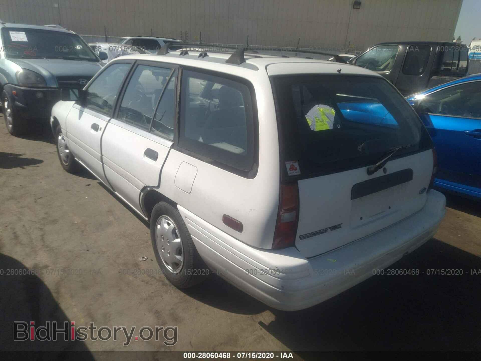 1993 FORD ESCORT - VIN: 3FAPP15J7PR185407 - Фото 3