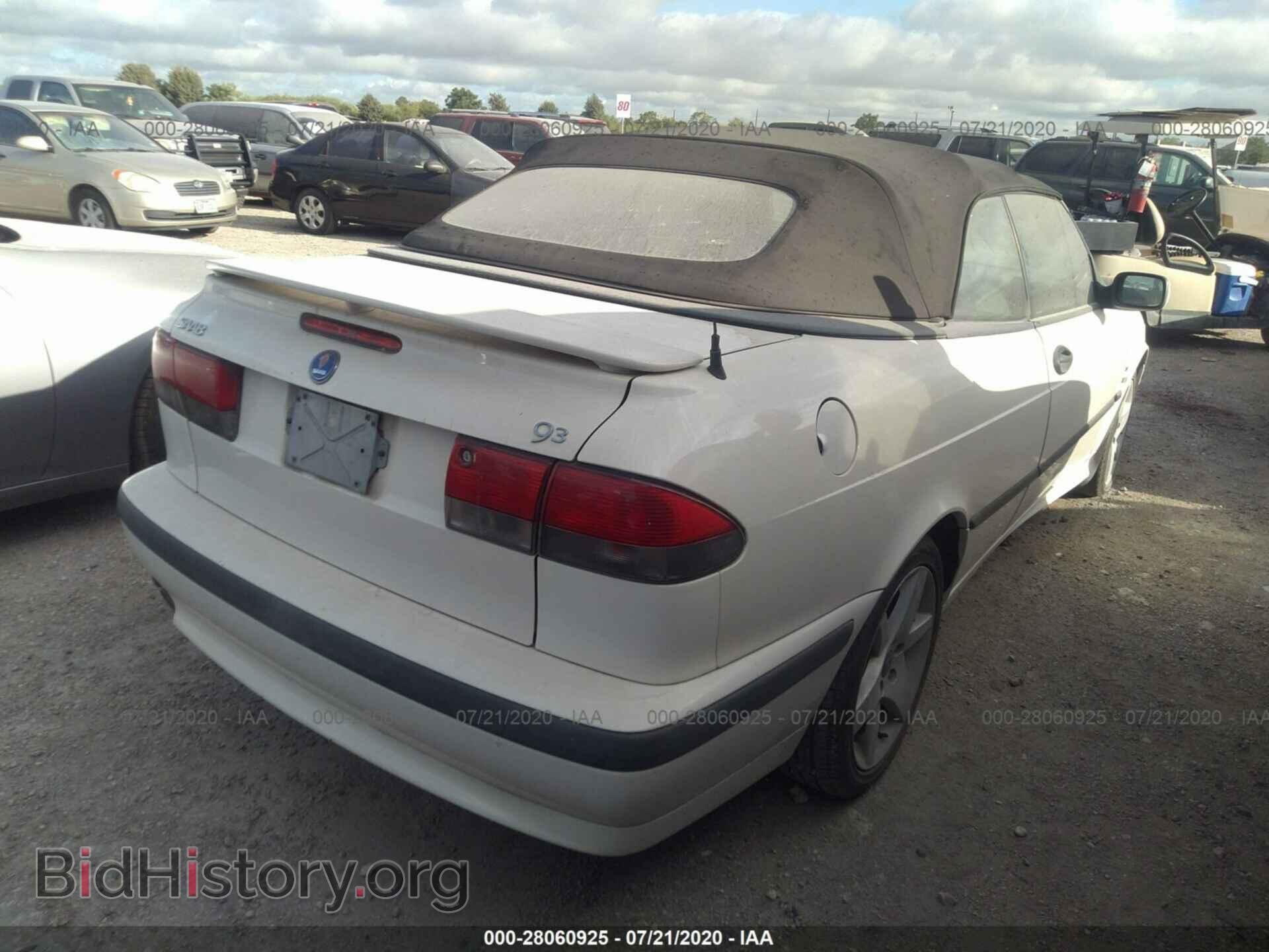 2002 SAAB 9-3 - VIN: YS3DF78K927014206 - Фото 4