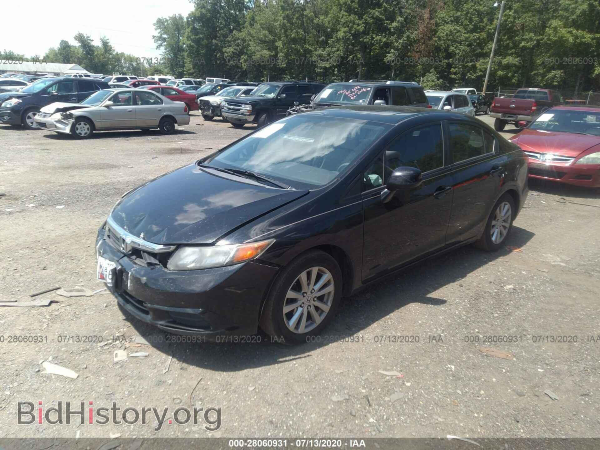 2012 HONDA CIVIC SDN - VIN: 19XFB2F85CE329611 - Фото 2