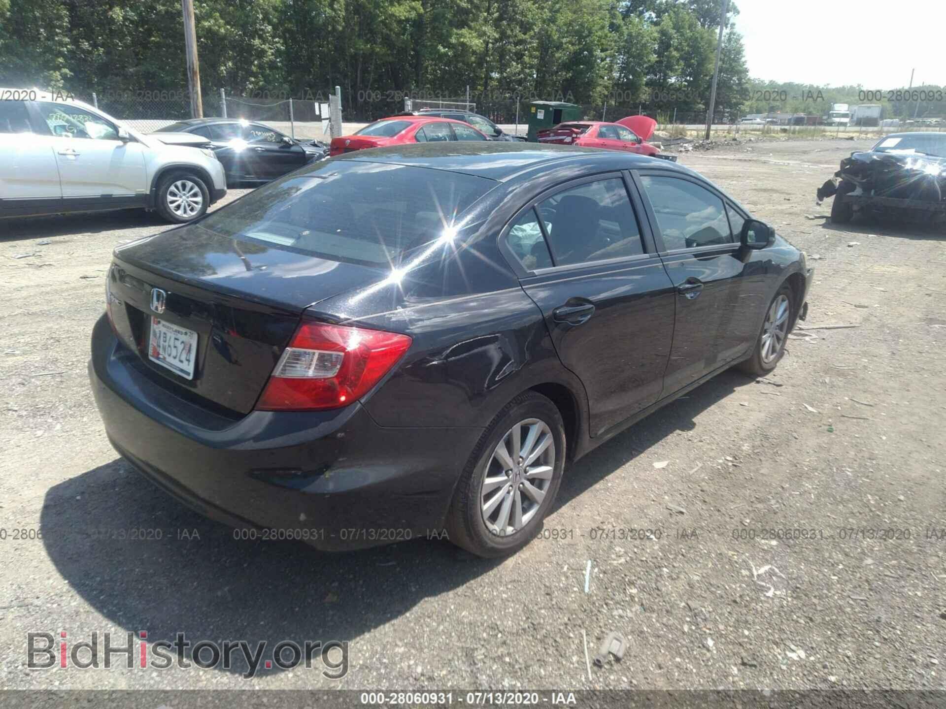 2012 HONDA CIVIC SDN - VIN: 19XFB2F85CE329611 - Фото 4