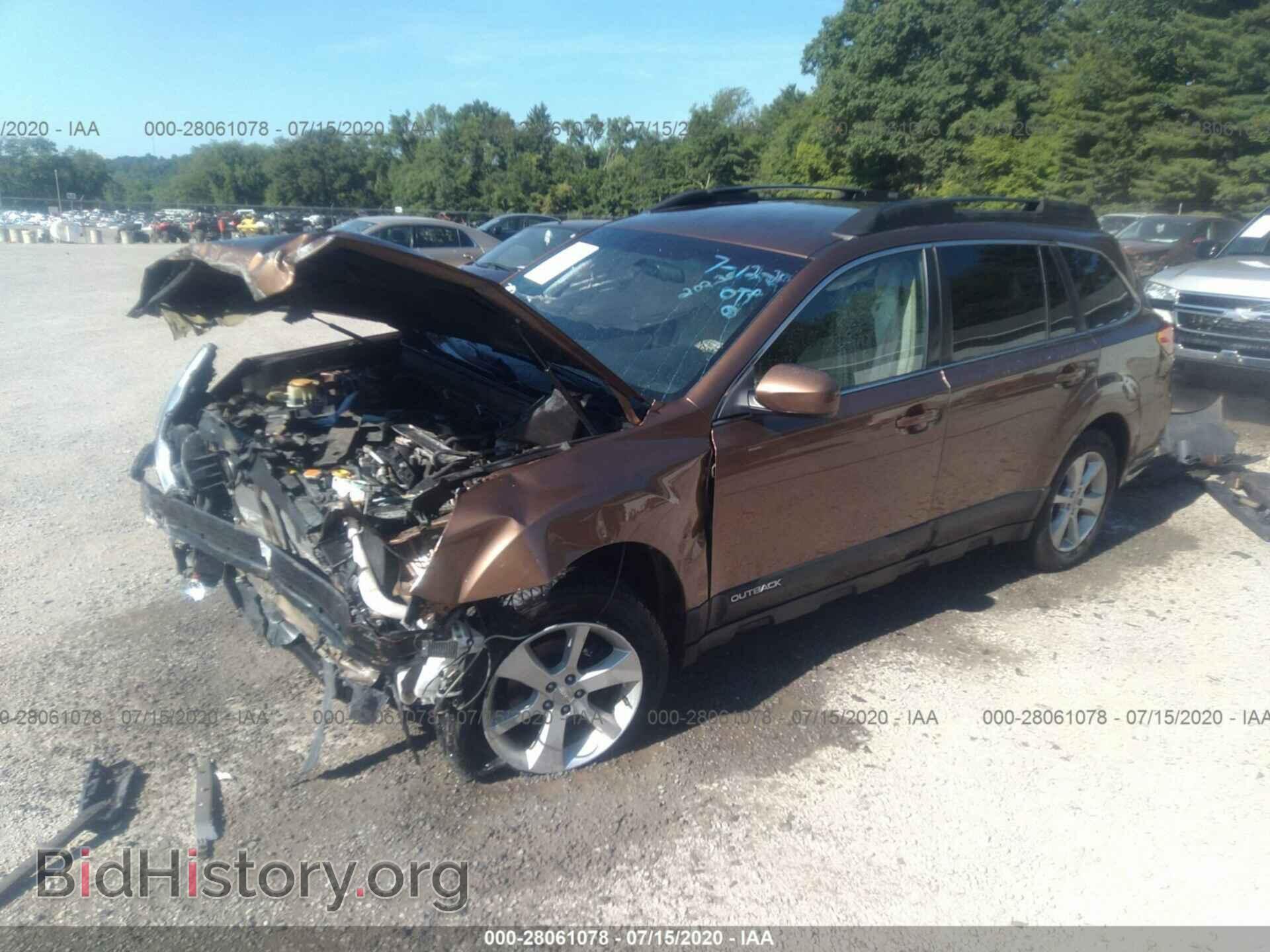 2013 SUBARU OUTBACK - VIN: 4S4BRBCC2D3314670 - Фото 2