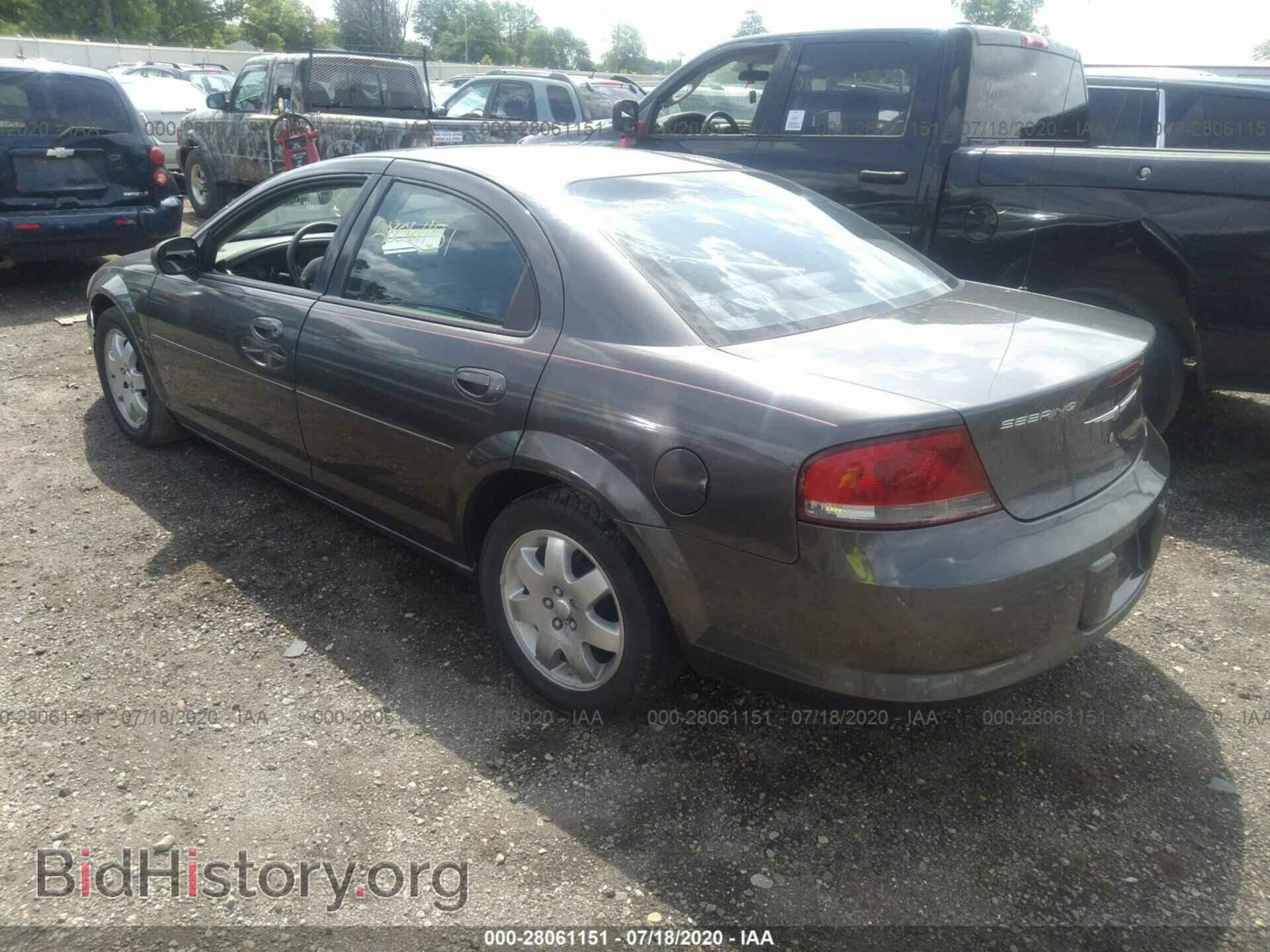 2004 CHRYSLER SEBRING - VIN: 1C3EL46X44N302218 - Фото 3