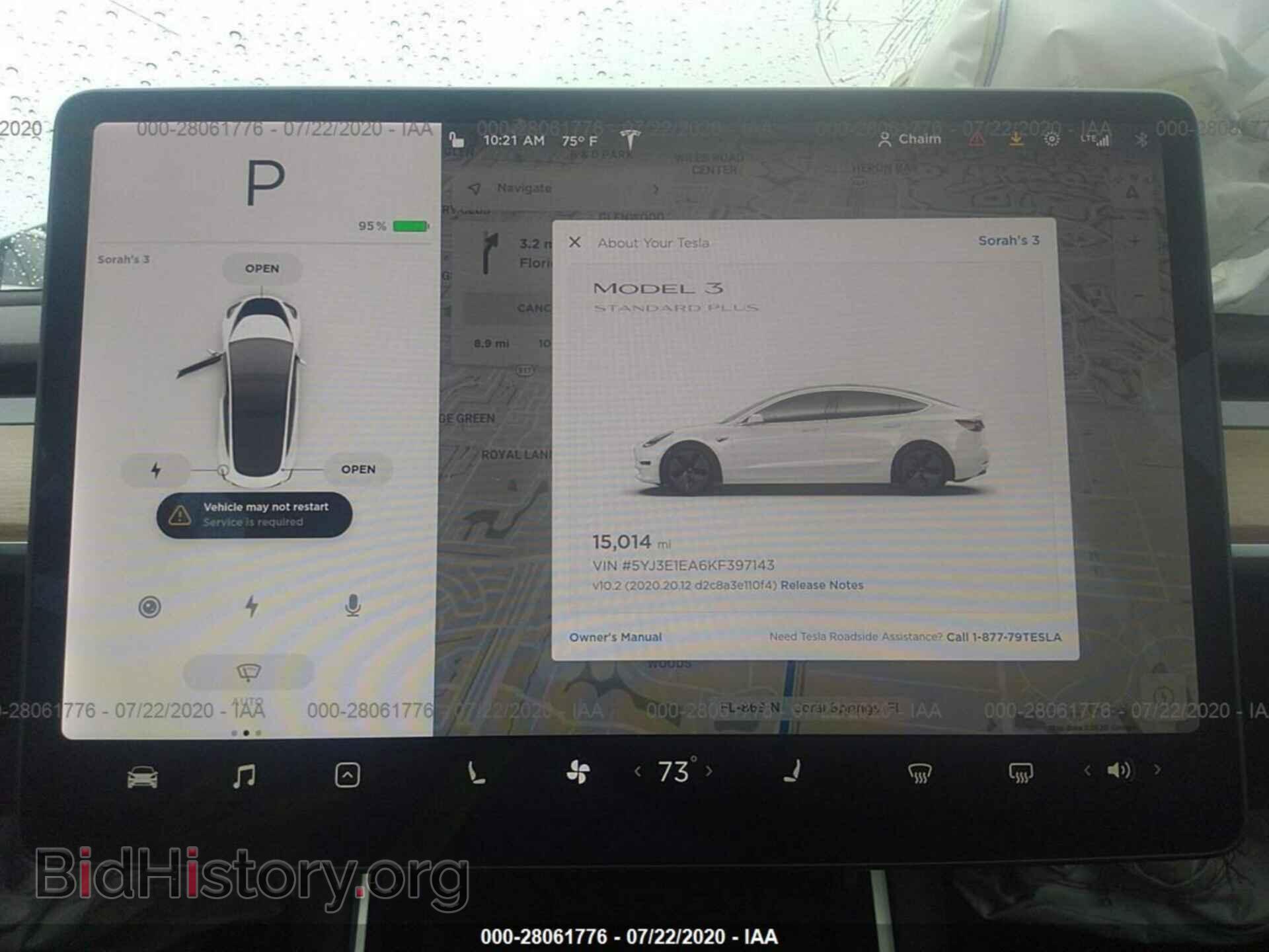 2019 TESLA MODEL 3 - VIN: 5YJ3E1EA6KF397143 - Photo 7