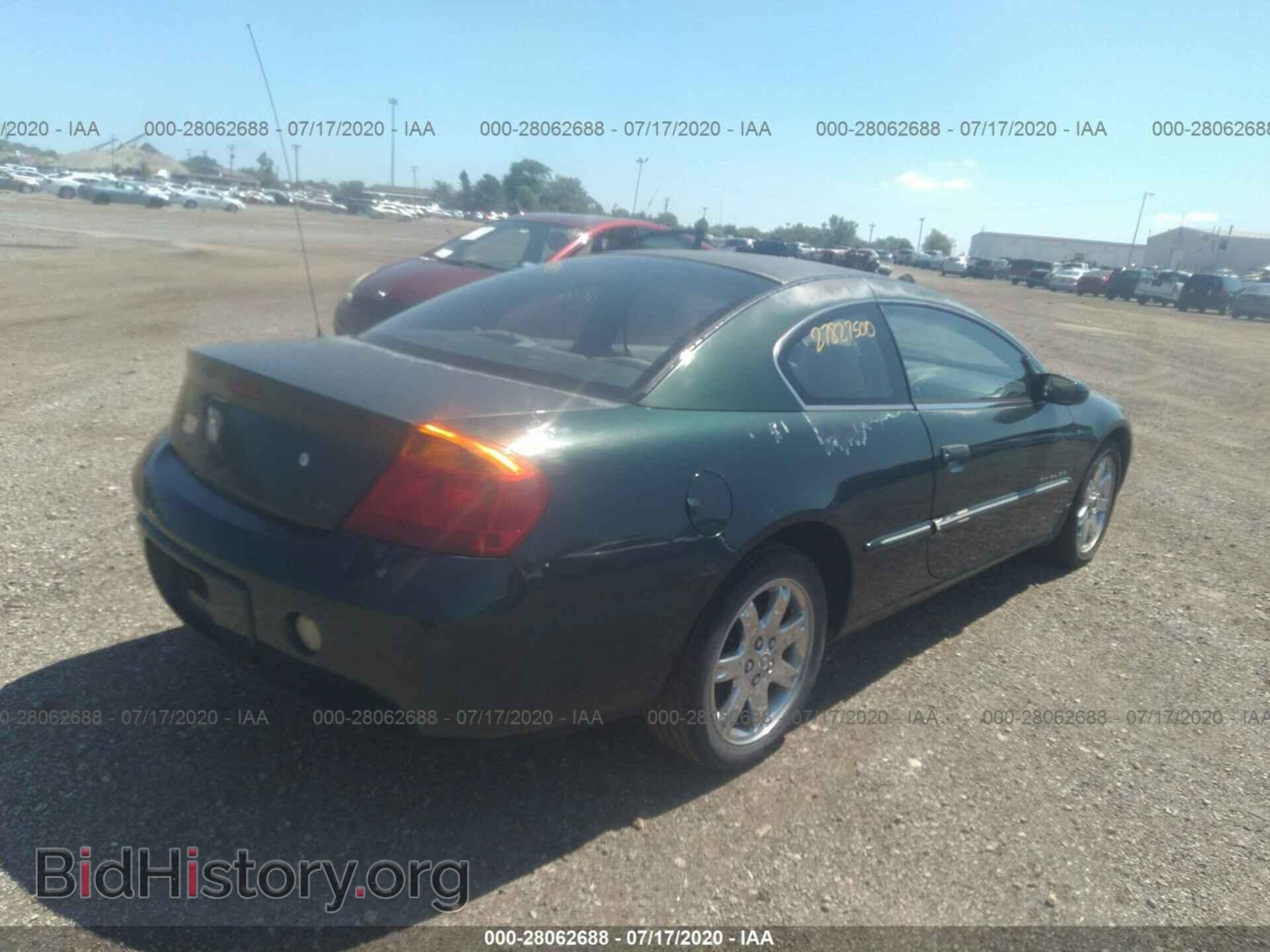 2001 CHRYSLER SEBRING - VIN: 4C3AG52881E058462 - Фото 4