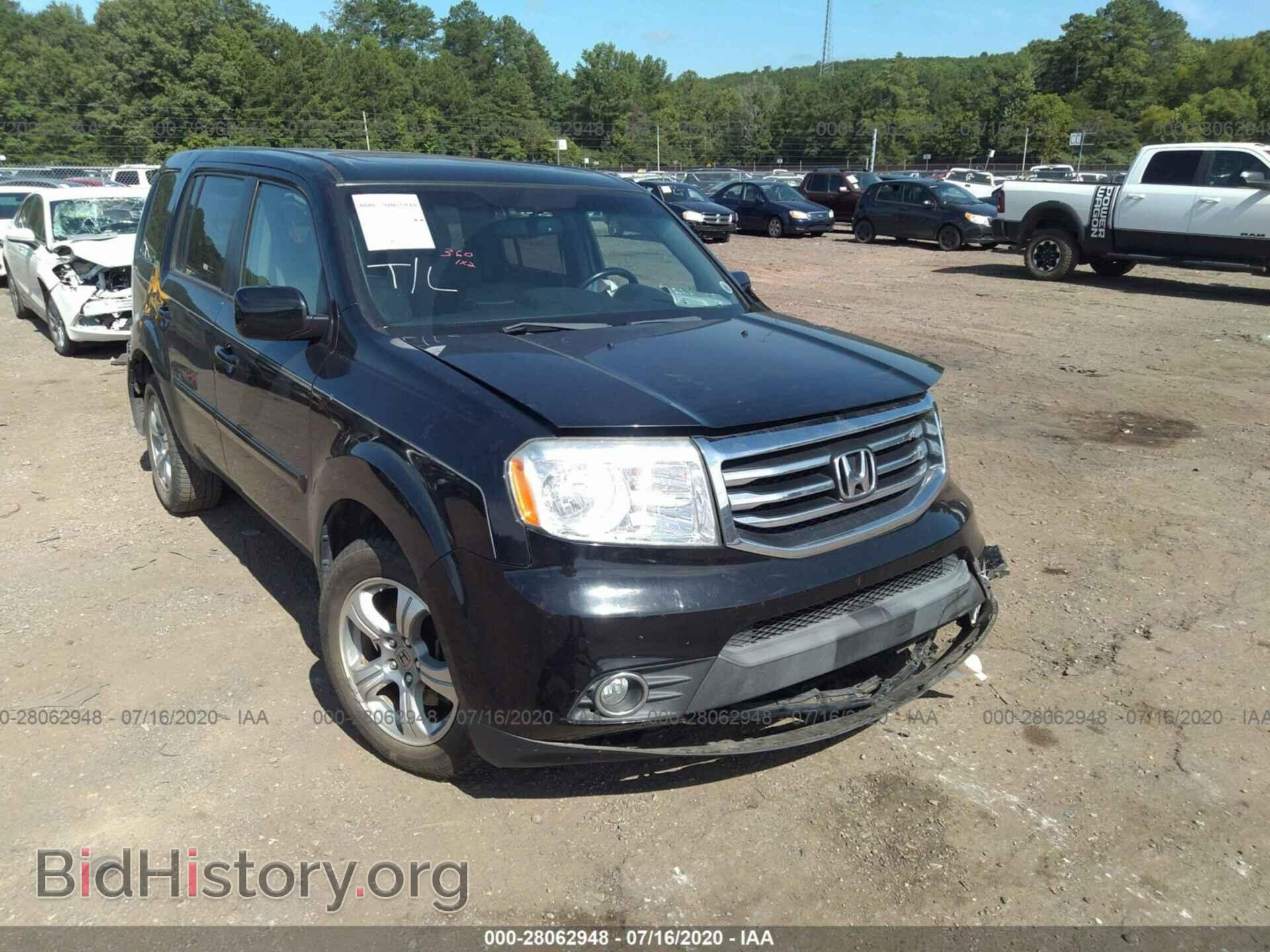 Photo 5FNYF3H52CB015253 - HONDA PILOT 2012