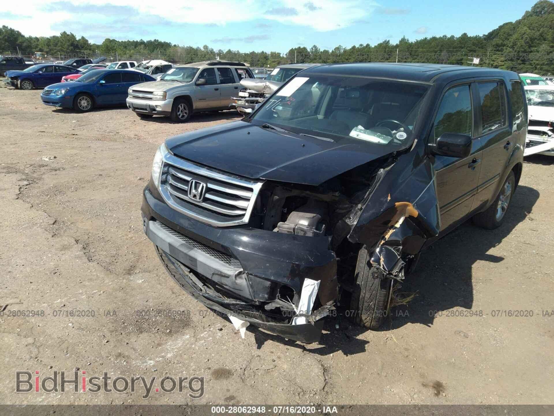 2012 HONDA PILOT - VIN: 5FNYF3H52CB015253 - Фото 2