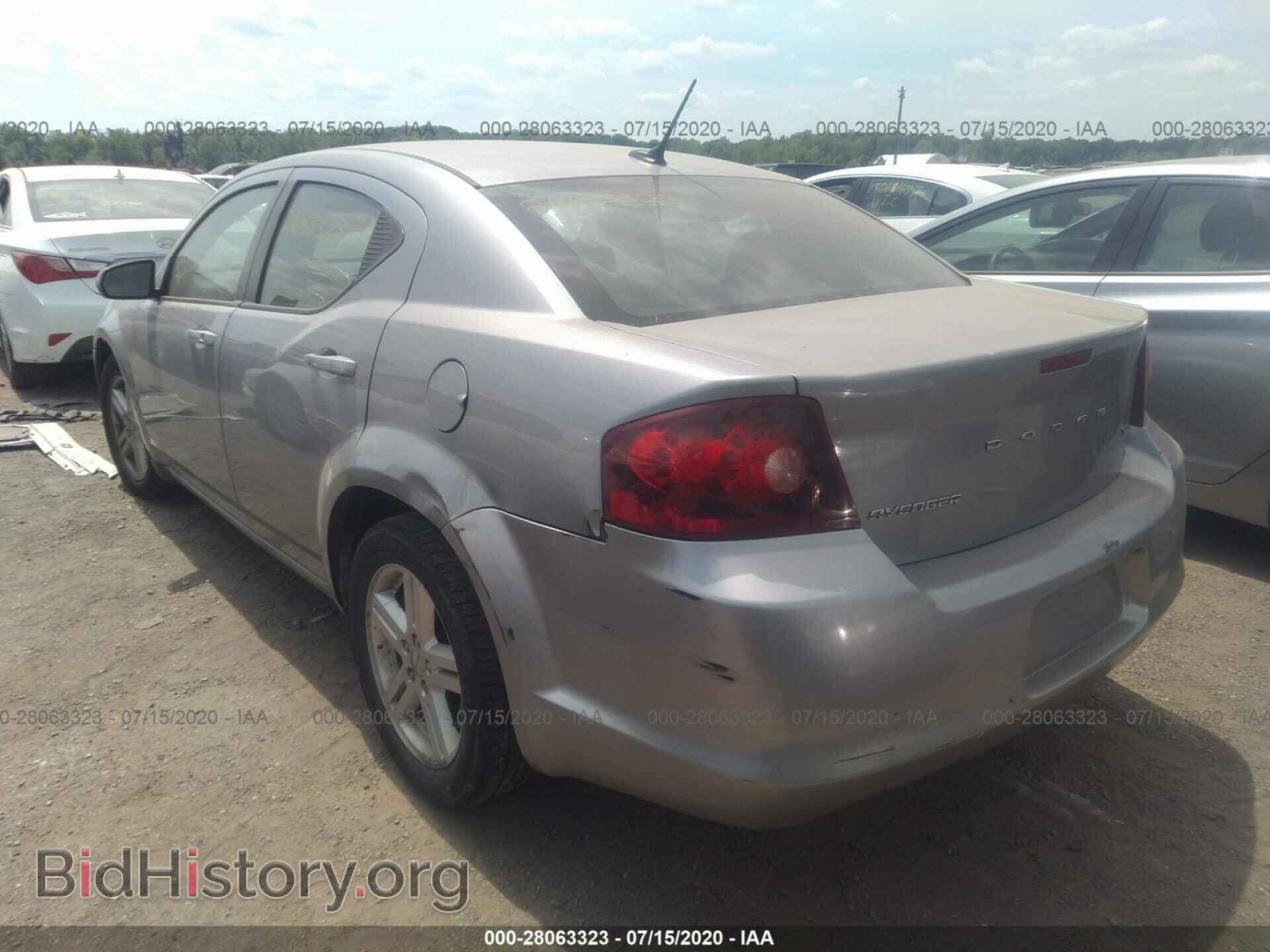 2013 DODGE AVENGER - VIN: 1C3CDZCB1DN661973 - Фото 3