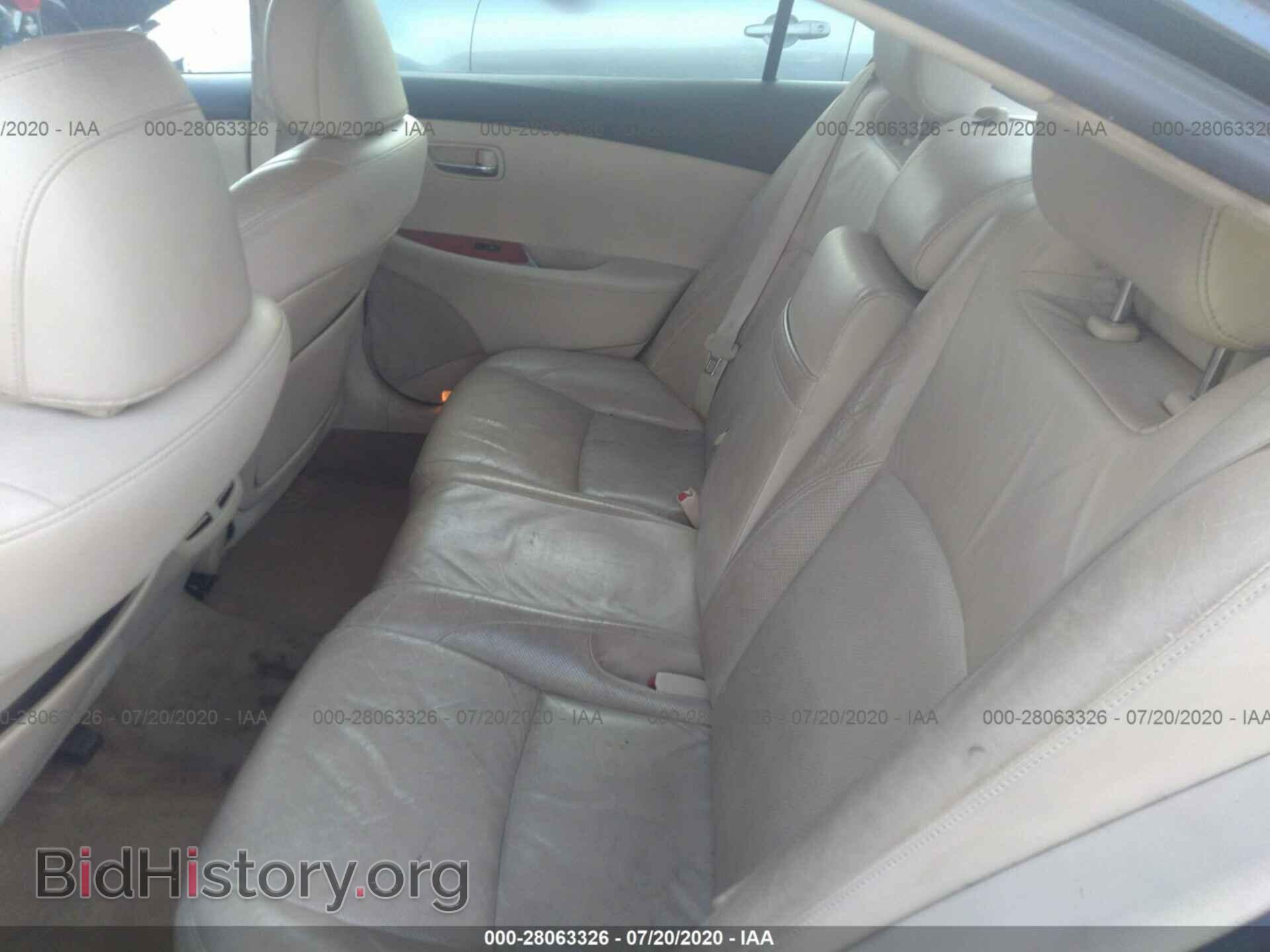 2011 LEXUS ES 350 - VIN: JTHBK1EG2B2430665 - Фото 8