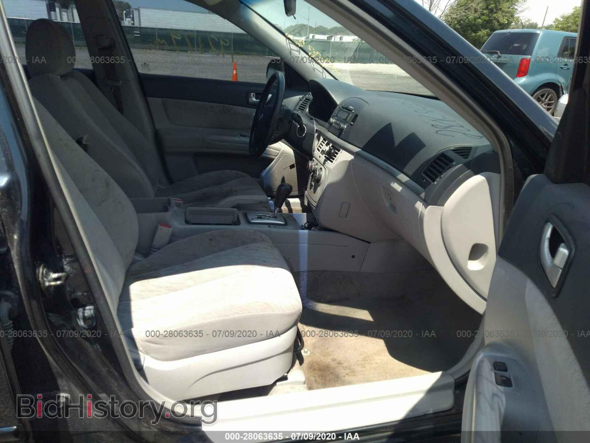 2006 HYUNDAI SONATA - VIN: KMHET46C26A083645 - Фото 5
