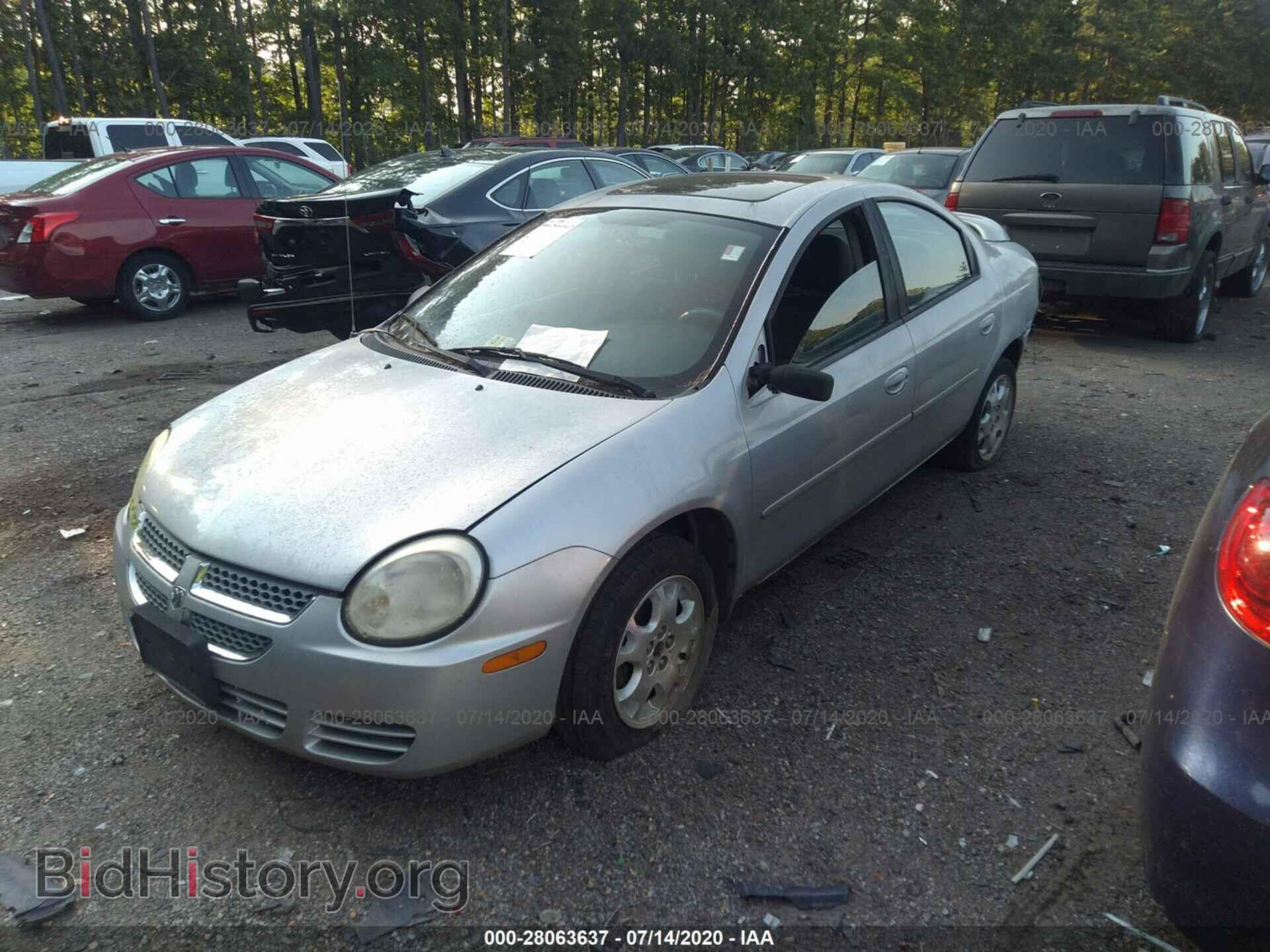 2005 DODGE NEON - VIN: 1B3ES56C25D254213 - Фото 2
