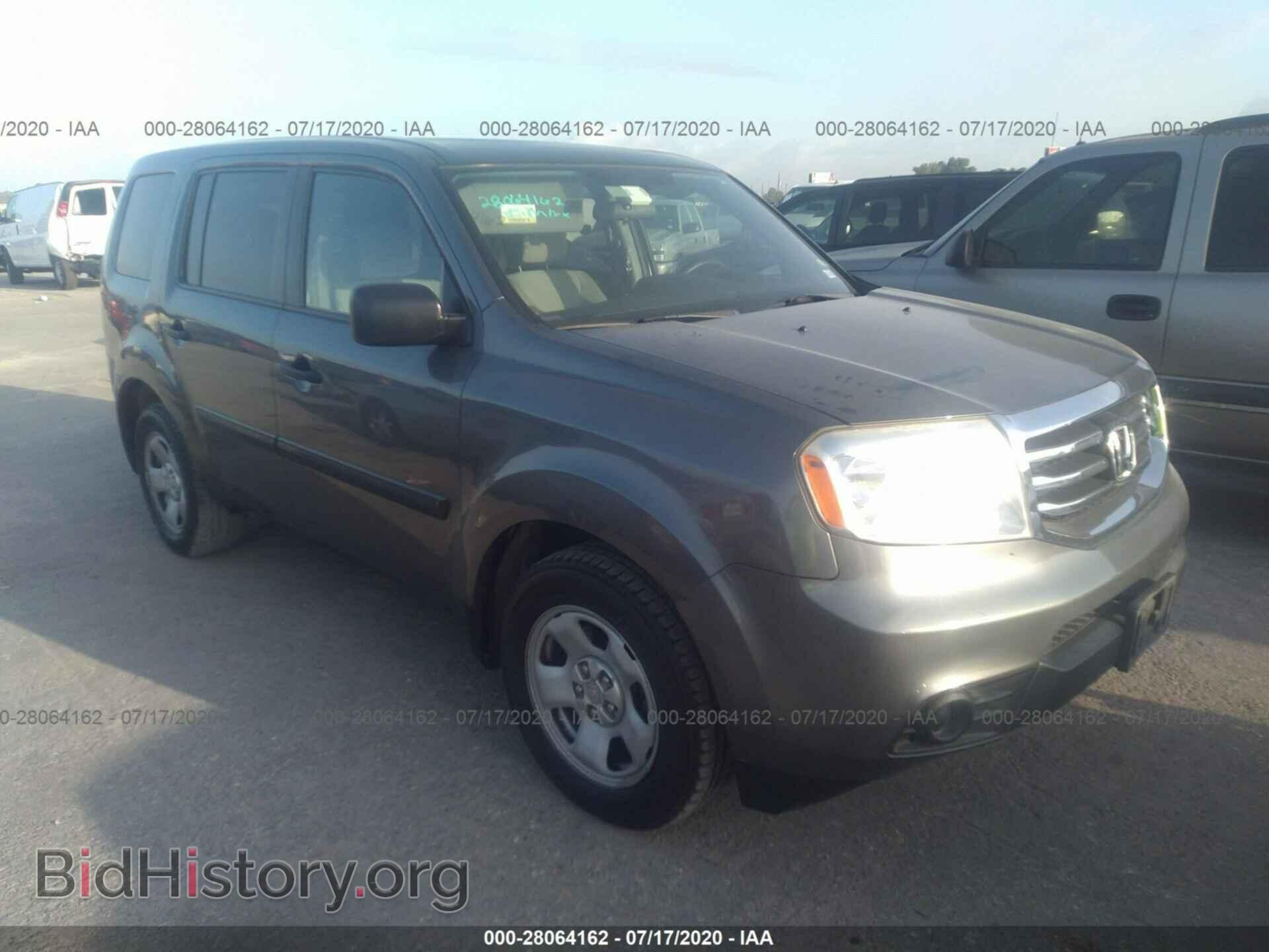 Photo 5FNYF4H29DB048148 - HONDA PILOT 2013