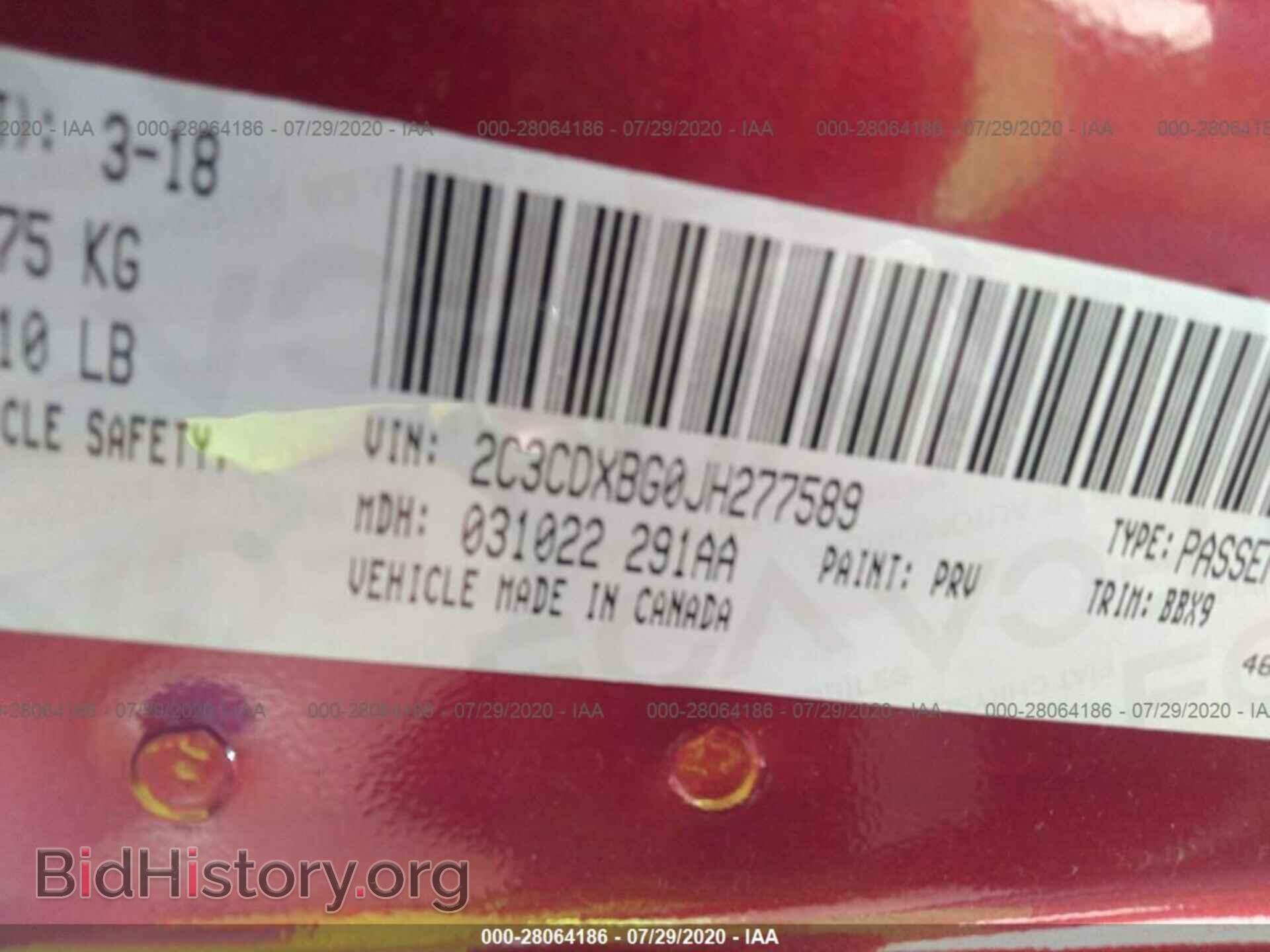 2018 DODGE CHARGER - VIN: 2C3CDXBG0JH277589 - Photo 9