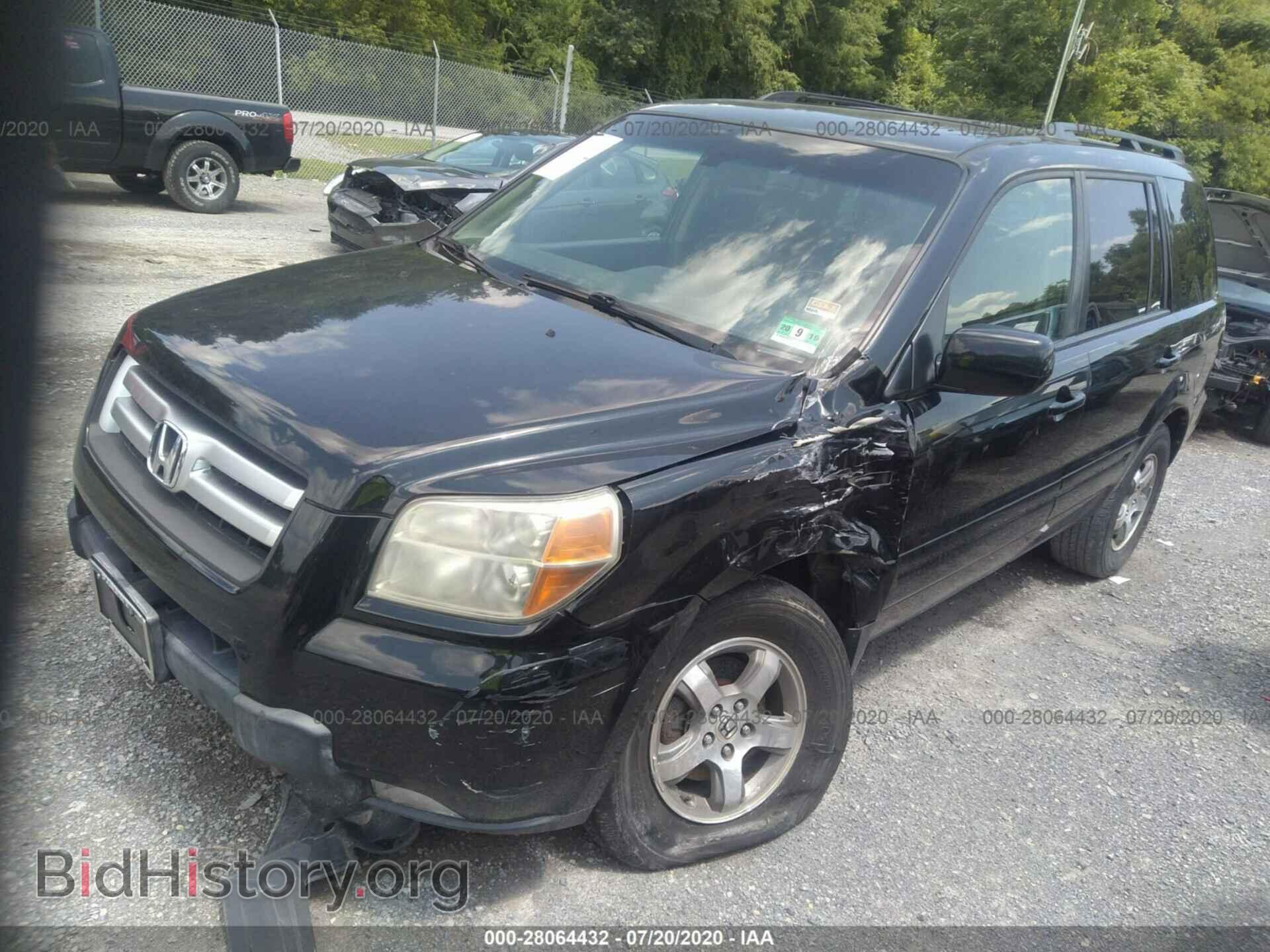 2007 HONDA PILOT - VIN: 2HKYF18537H502313 - Фото 2
