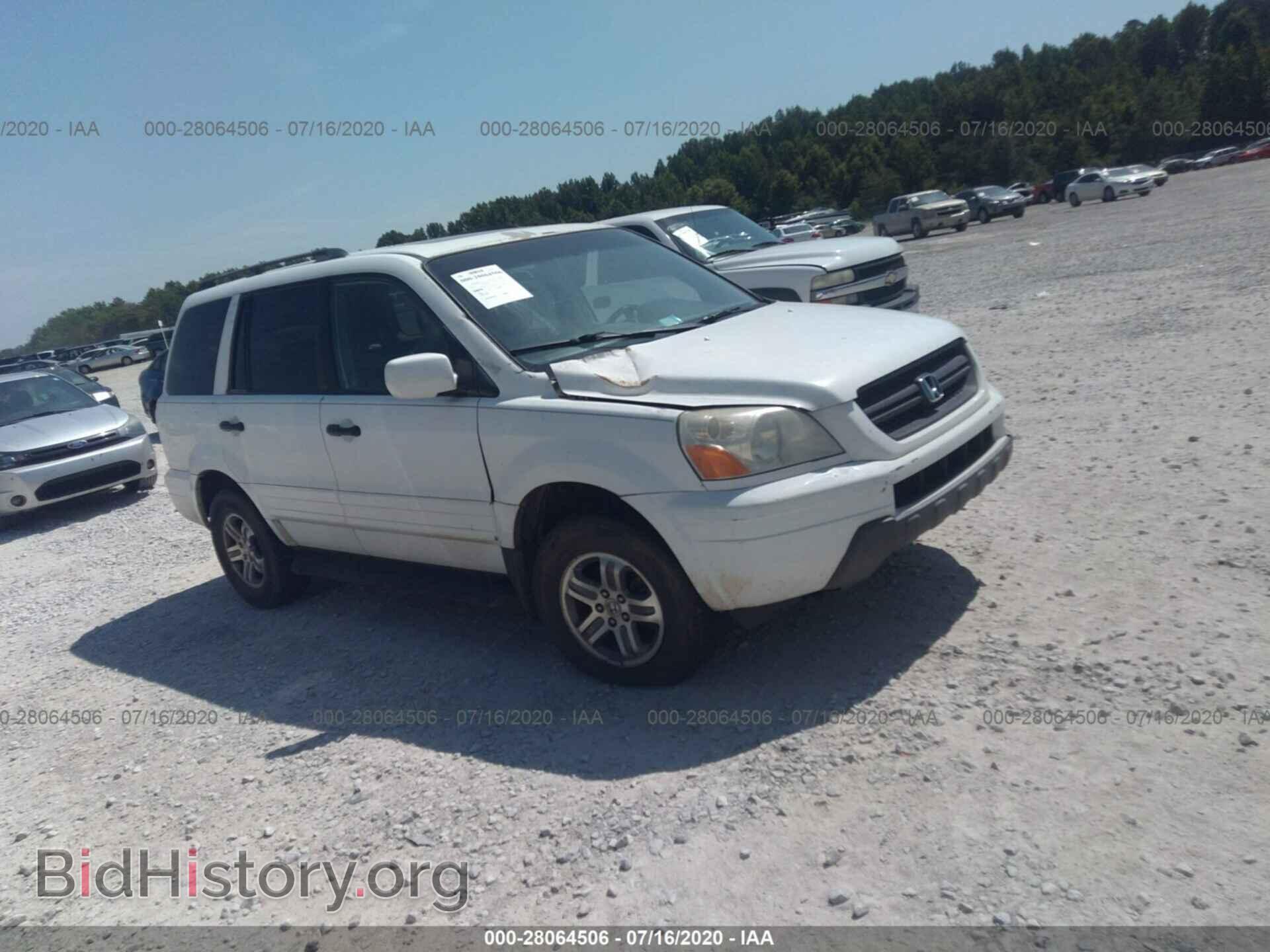 Photo 5FNYF18515B015266 - HONDA PILOT 2005