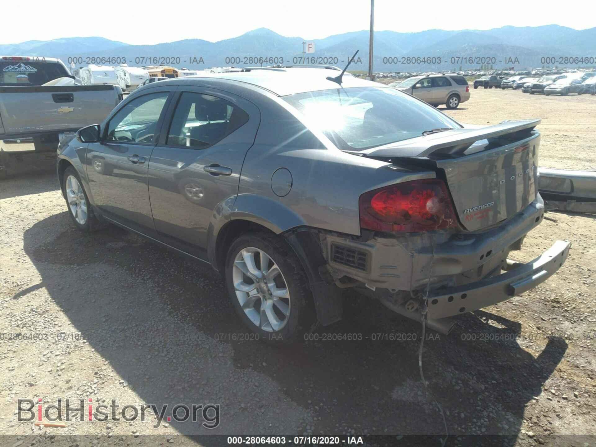 2013 DODGE AVENGER - VIN: 1C3CDZBG4DN634201 - Фото 3