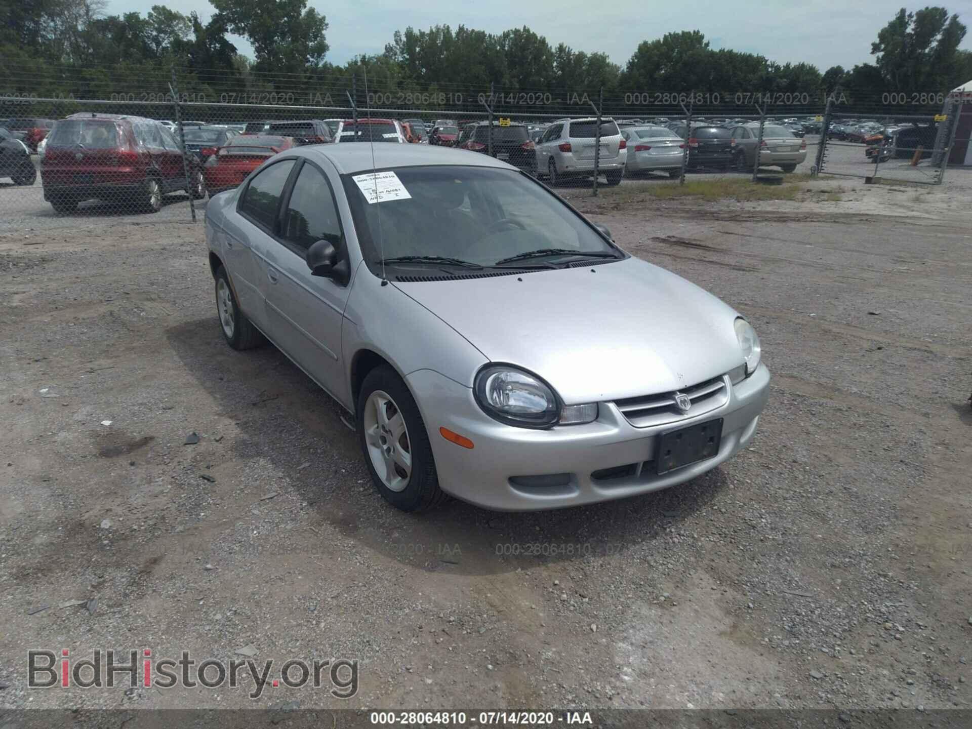 Photo 1B3AS46C42D555232 - DODGE NEON 2002