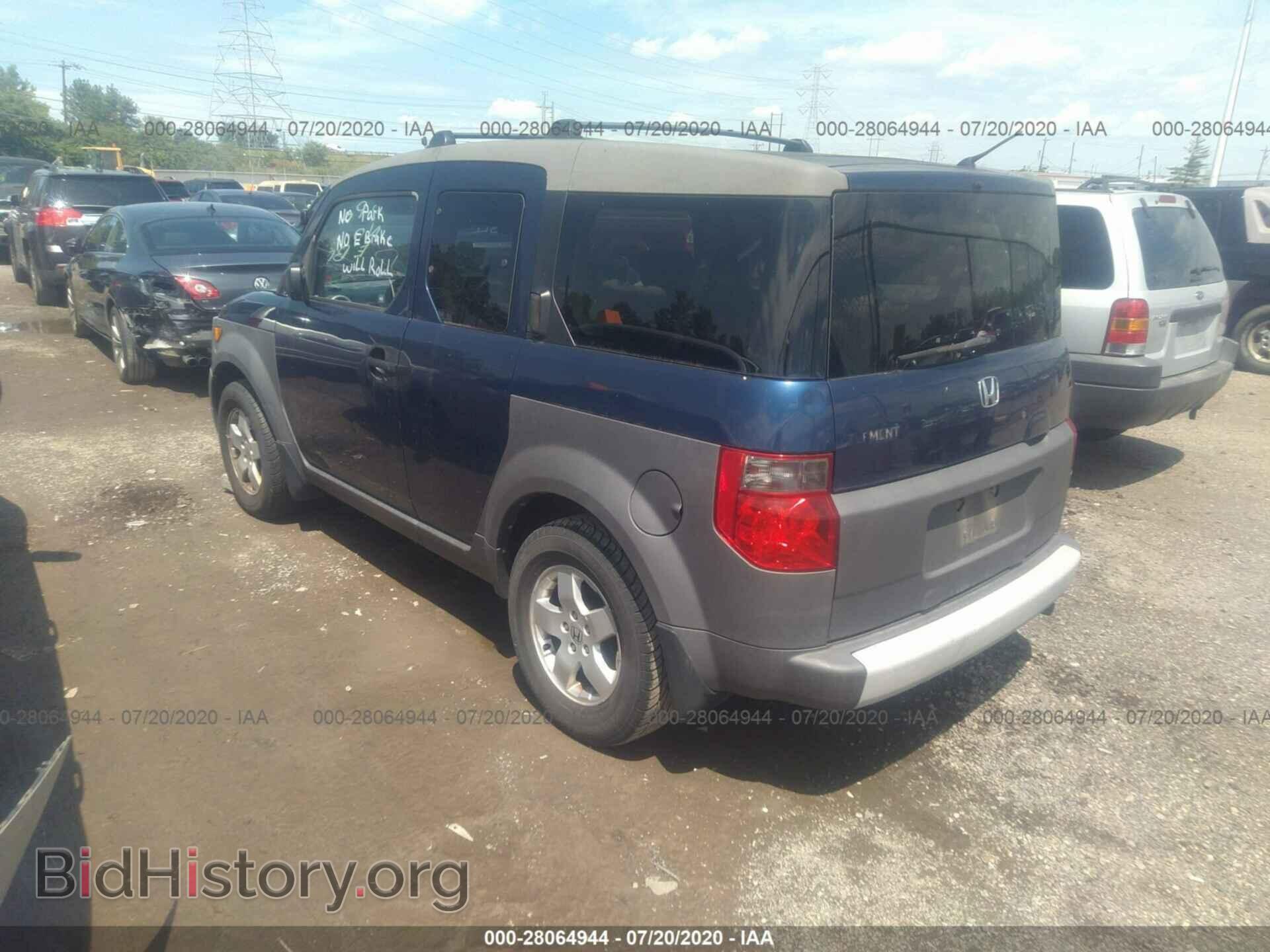 2003 HONDA ELEMENT - VIN: 5J6YH28513L044206 - Фото 3
