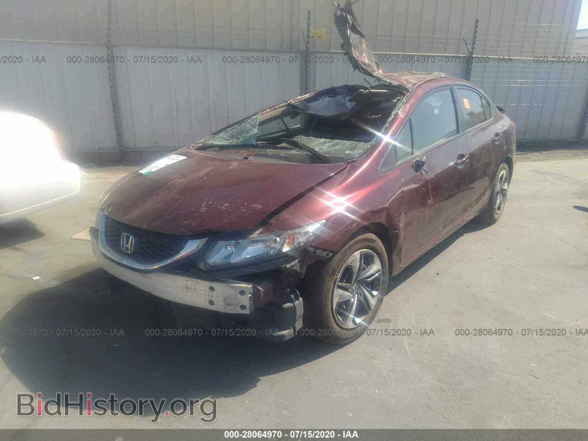 2013 HONDA CIVIC SDN - VIN: 19XFB2F59DE281473 - Фото 2