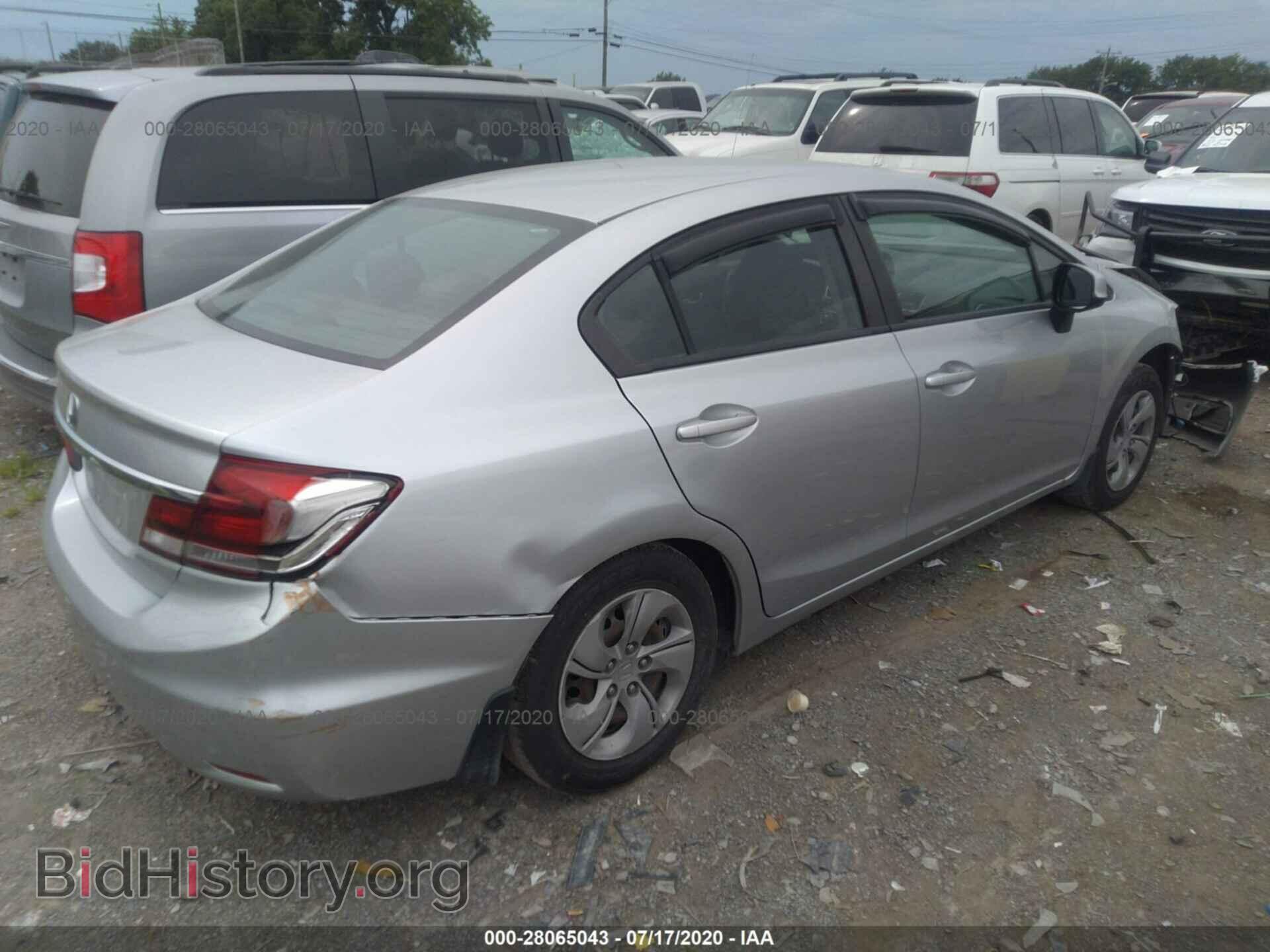 2013 HONDA CIVIC SDN - VIN: 19XFB2F50DE077497 - Фото 4