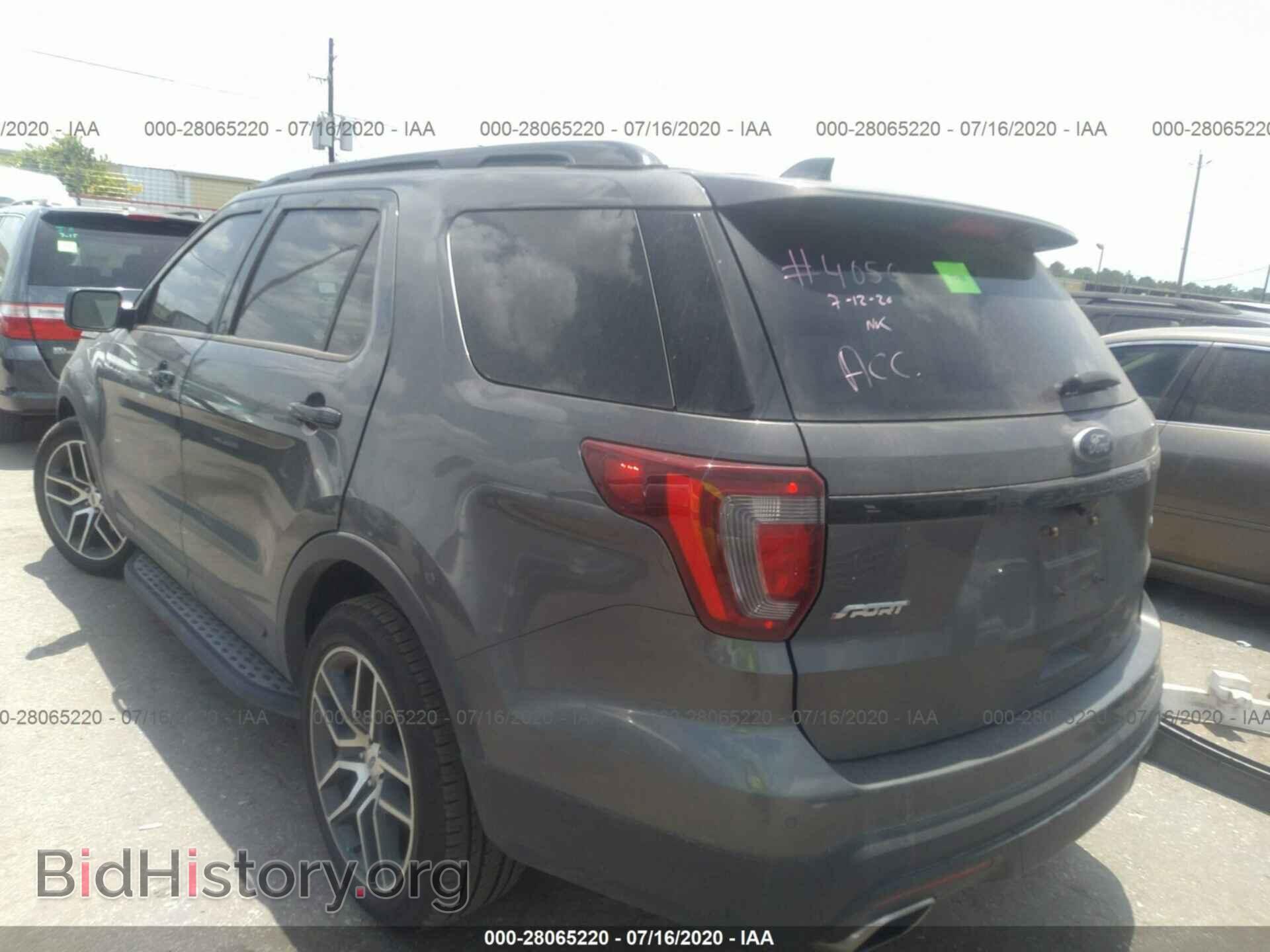 2016 FORD EXPLORER - VIN: 1FM5K8GT7GGB59531 - Фото 3