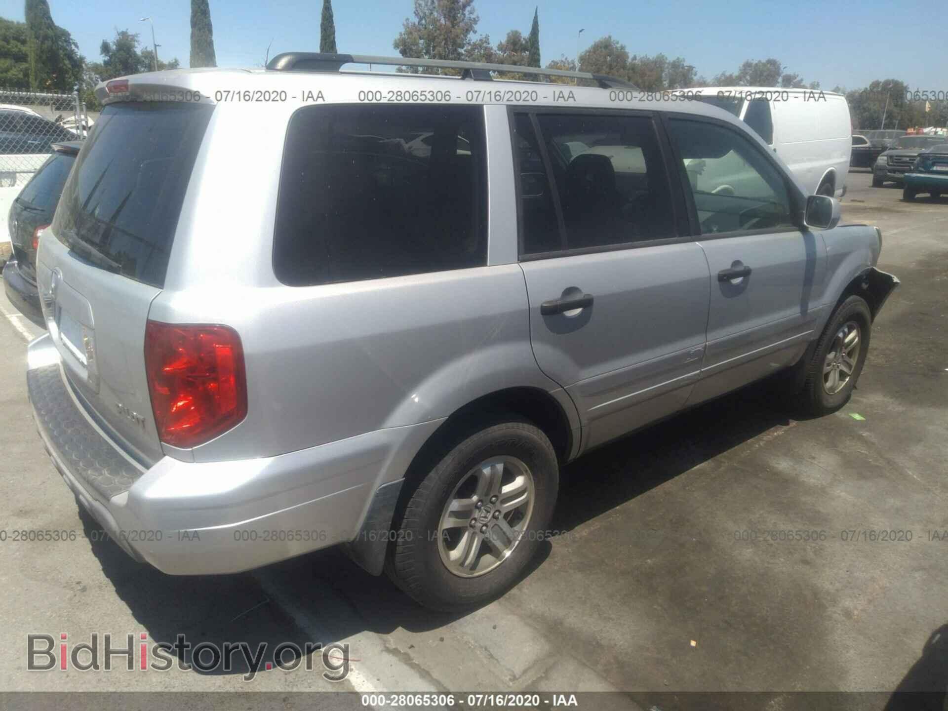 2005 HONDA PILOT - VIN: 2HKYF18495H561676 - Фото 4
