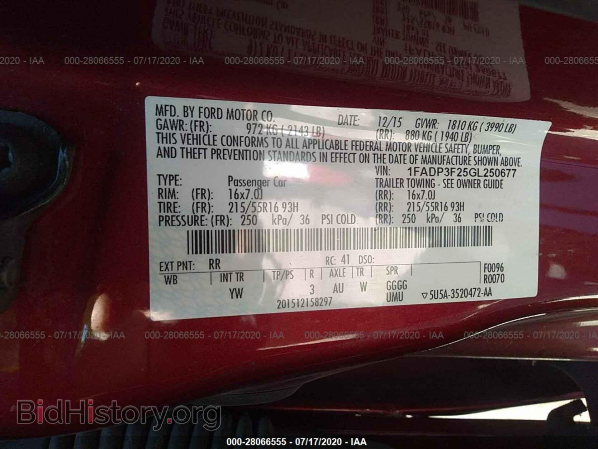 2016 FORD FOCUS - VIN: 1FADP3F25GL250677 - Photo 9