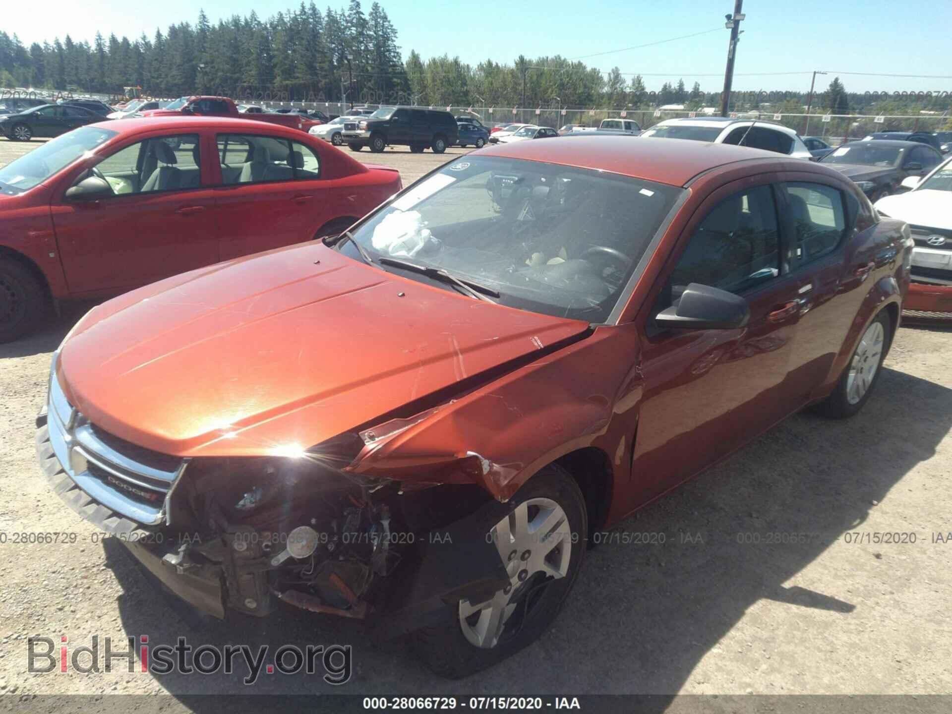 2012 DODGE AVENGER - VIN: 1C3CDZAB5CN217027 - Фото 2
