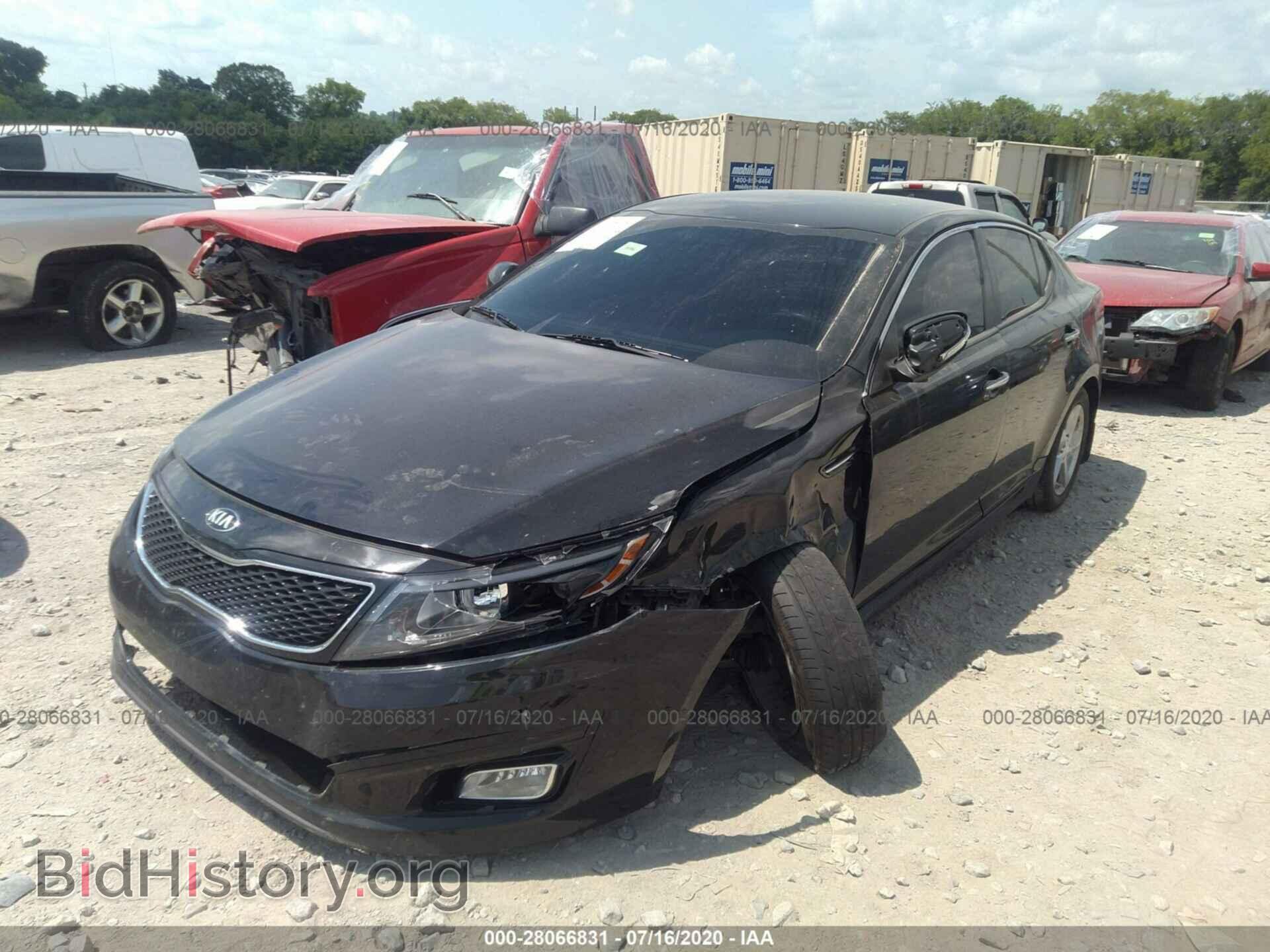 2015 KIA OPTIMA - VIN: 5XXGM4A72FG497338 - Фото 2