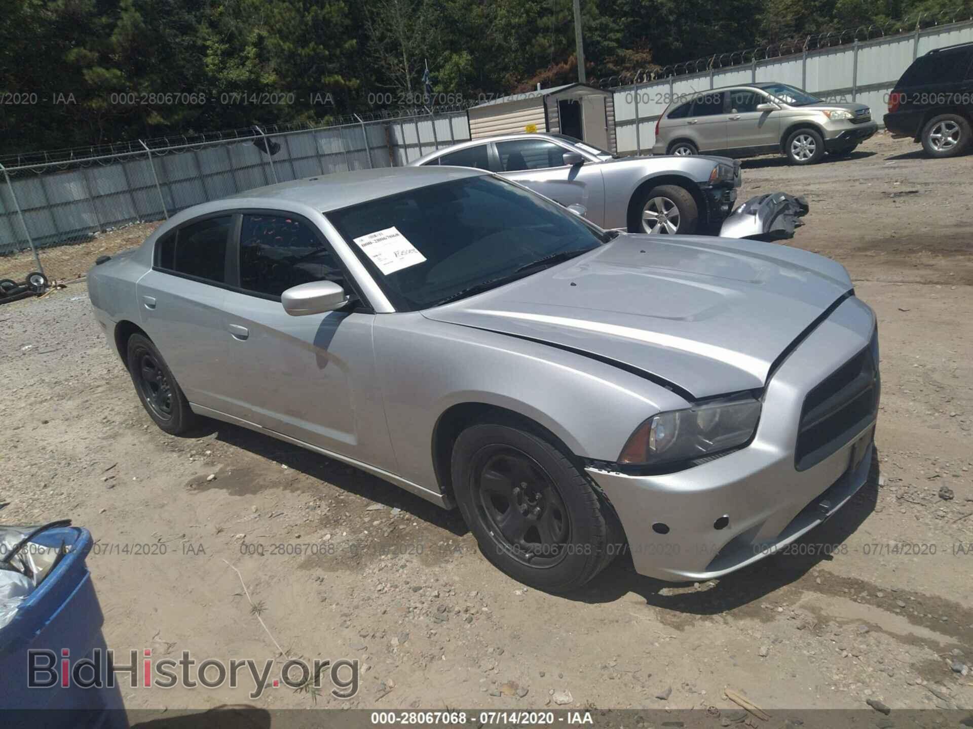 Photo 2C3CDXAT4CH282571 - DODGE CHARGER 2012