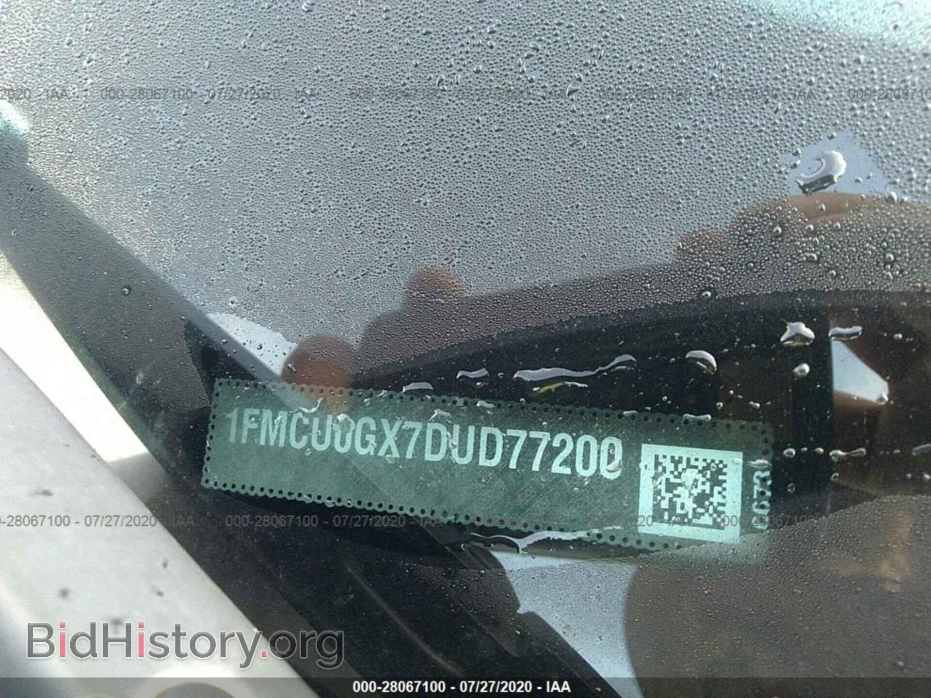 2013 FORD ESCAPE - VIN: 1FMCU0GX7DUD77200 - Фото 9