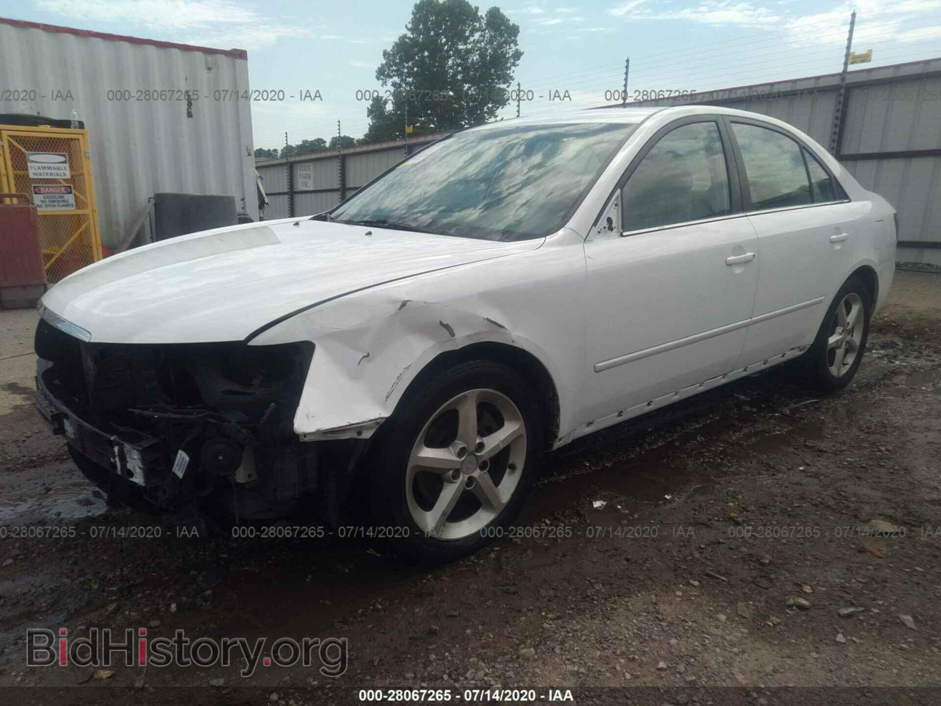 2007 HYUNDAI SONATA - VIN: 5NPEU46F37H216726 - Фото 2