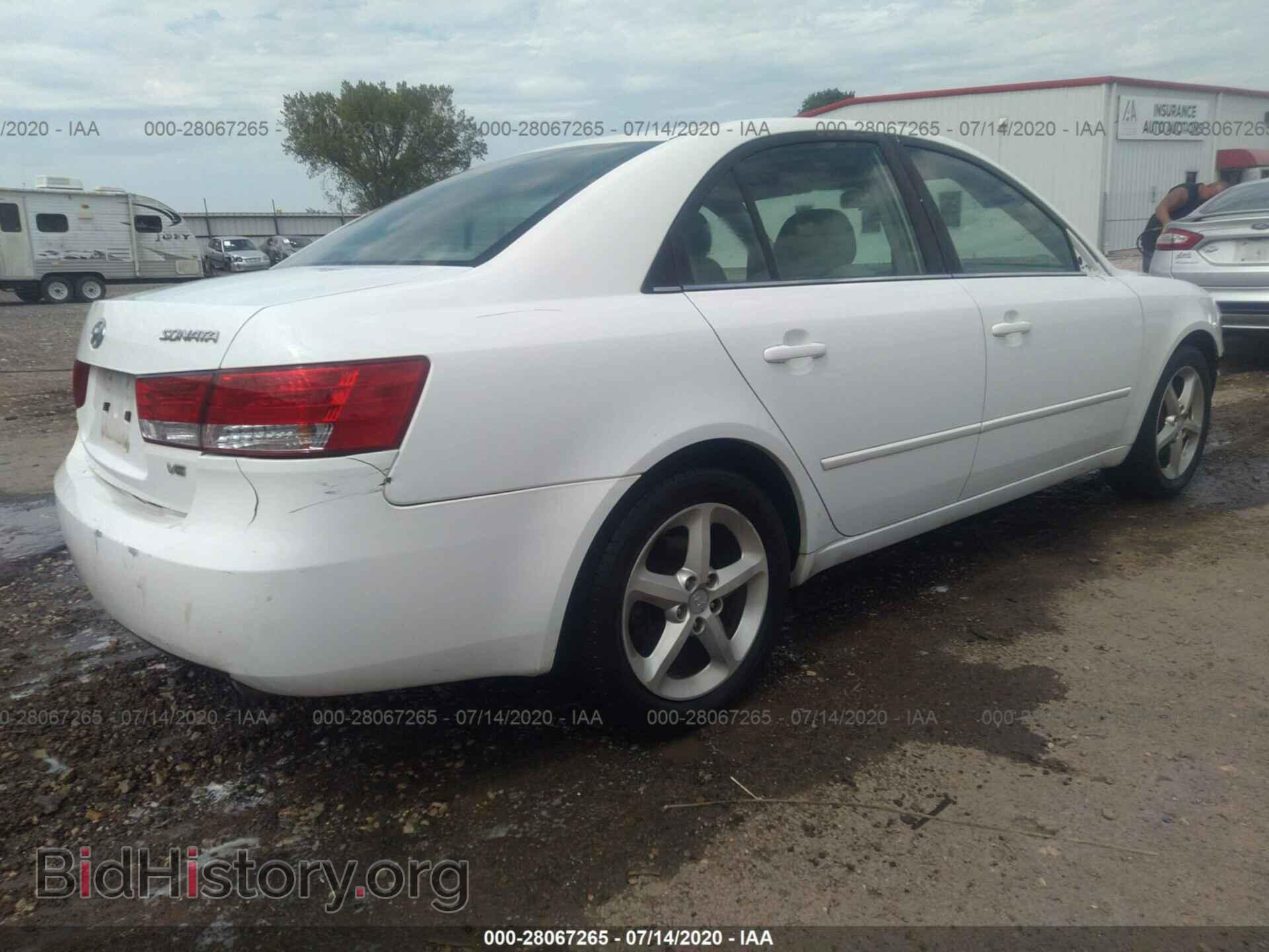 2007 HYUNDAI SONATA - VIN: 5NPEU46F37H216726 - Фото 4